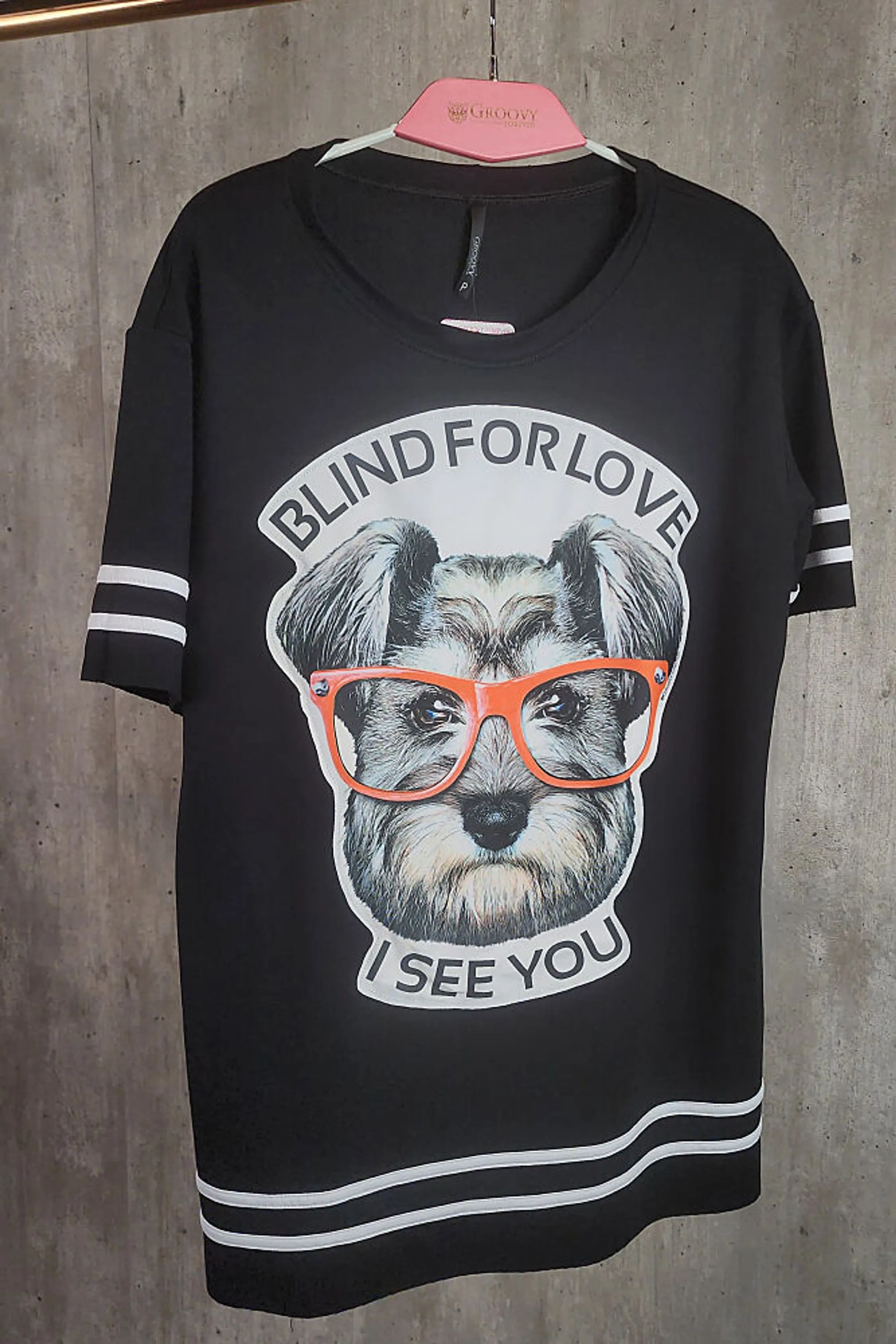 BLUSA MC NEW TERNURA DOG OCULOS