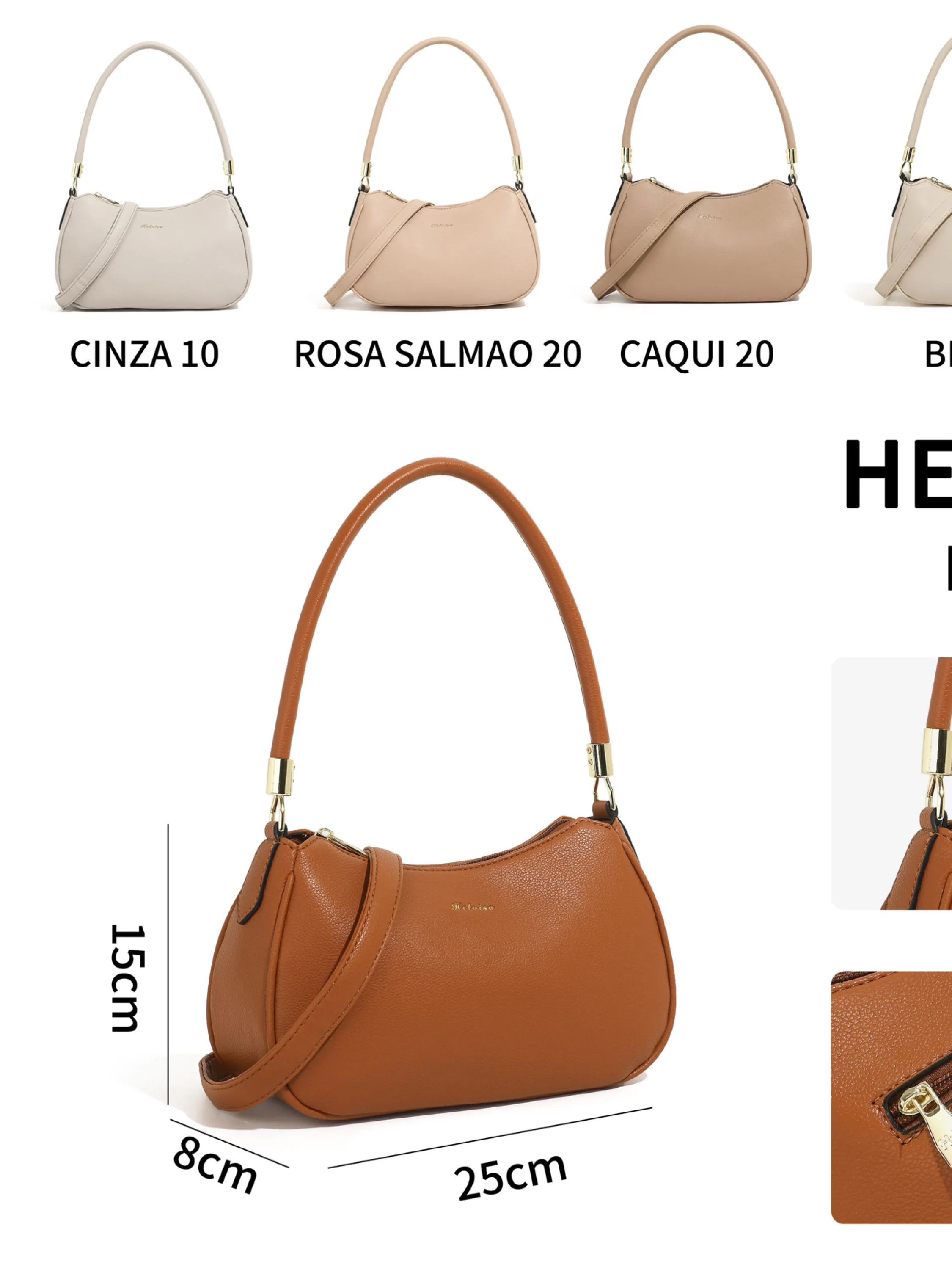 Bolsa meia lua HE-158