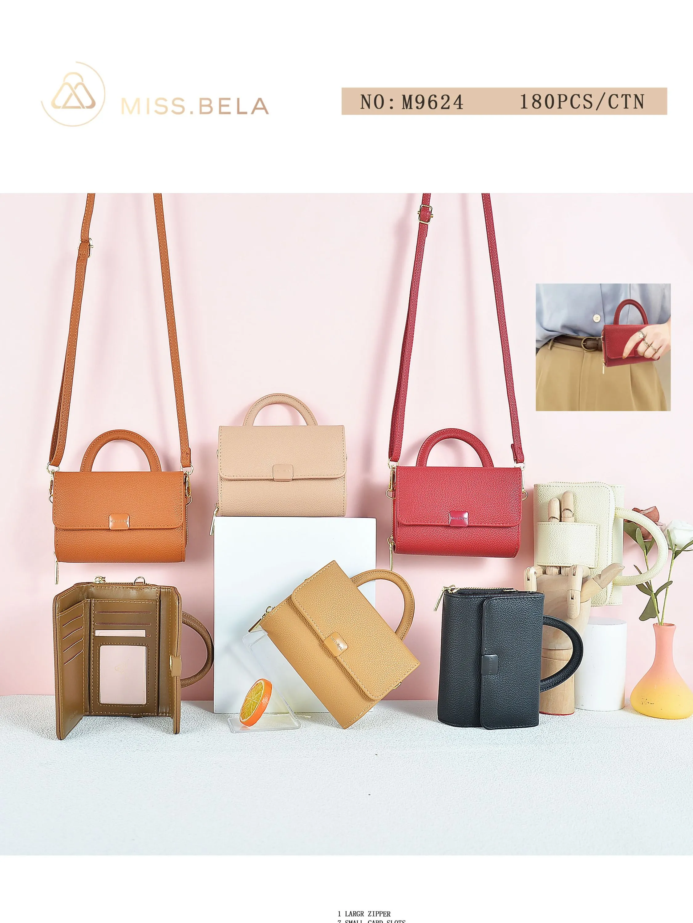 Bolsa transversal grade 3 peças M9624