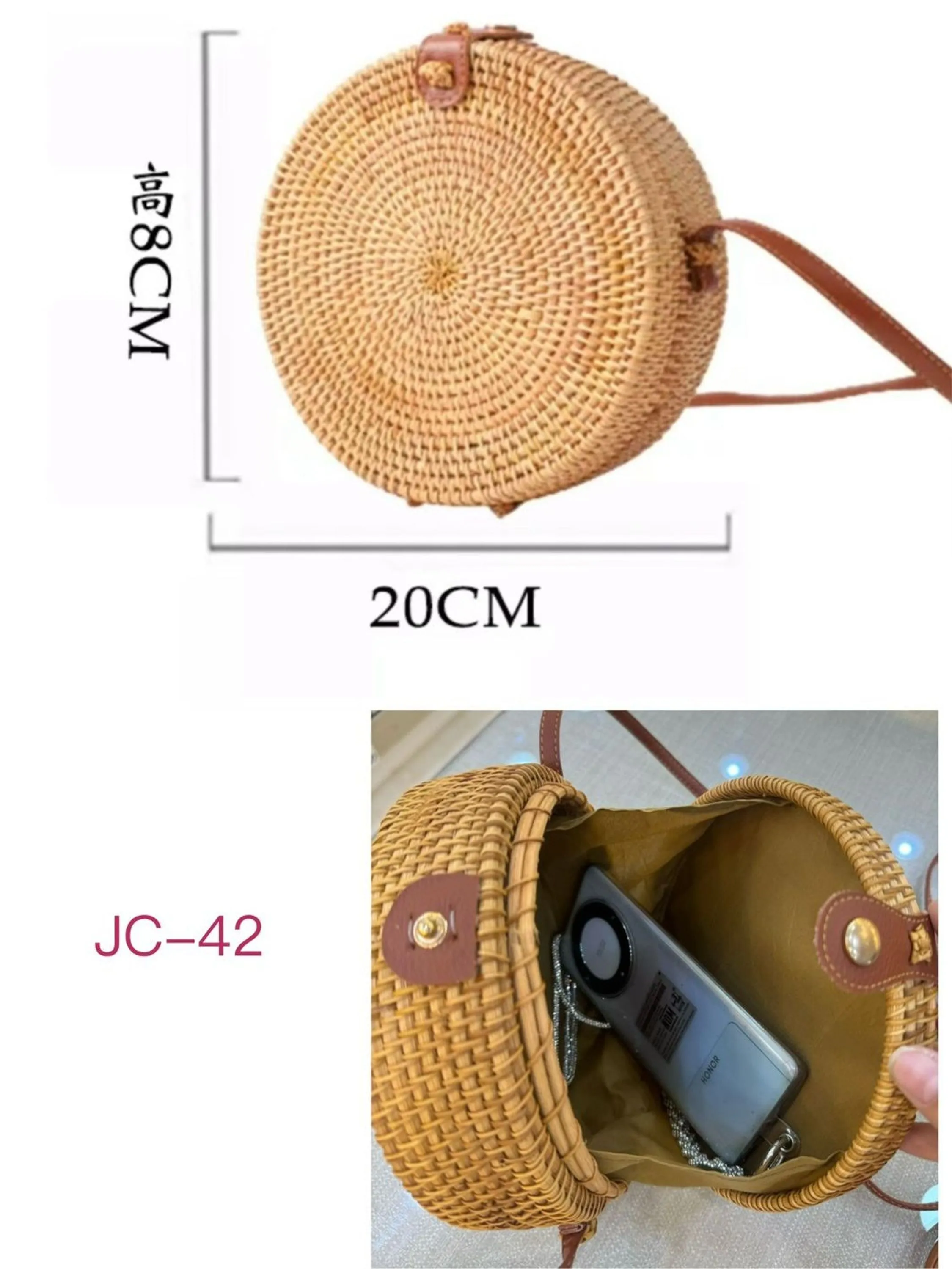 Bolsa bambu JC - 42