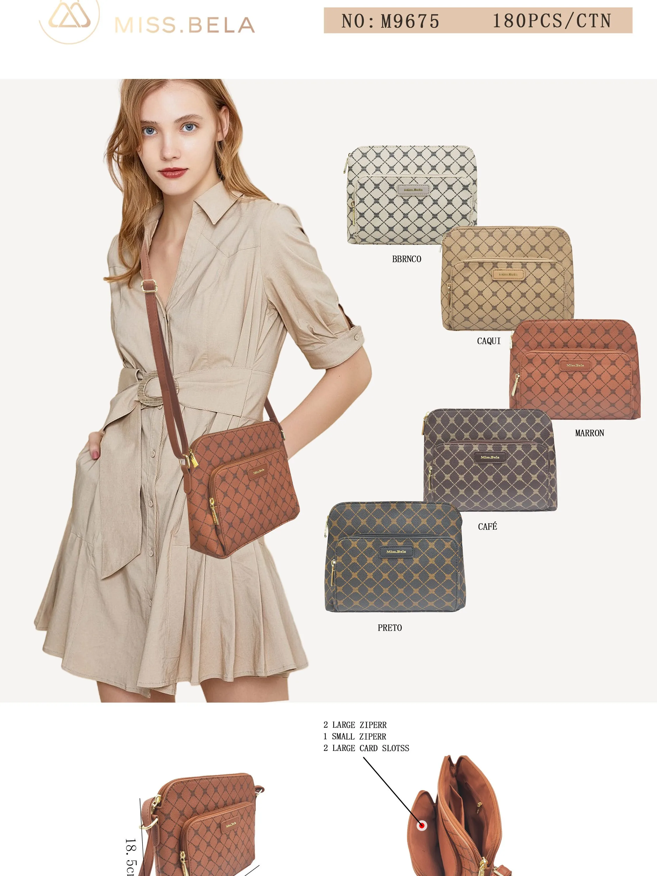 Bolsa transversal média M9675