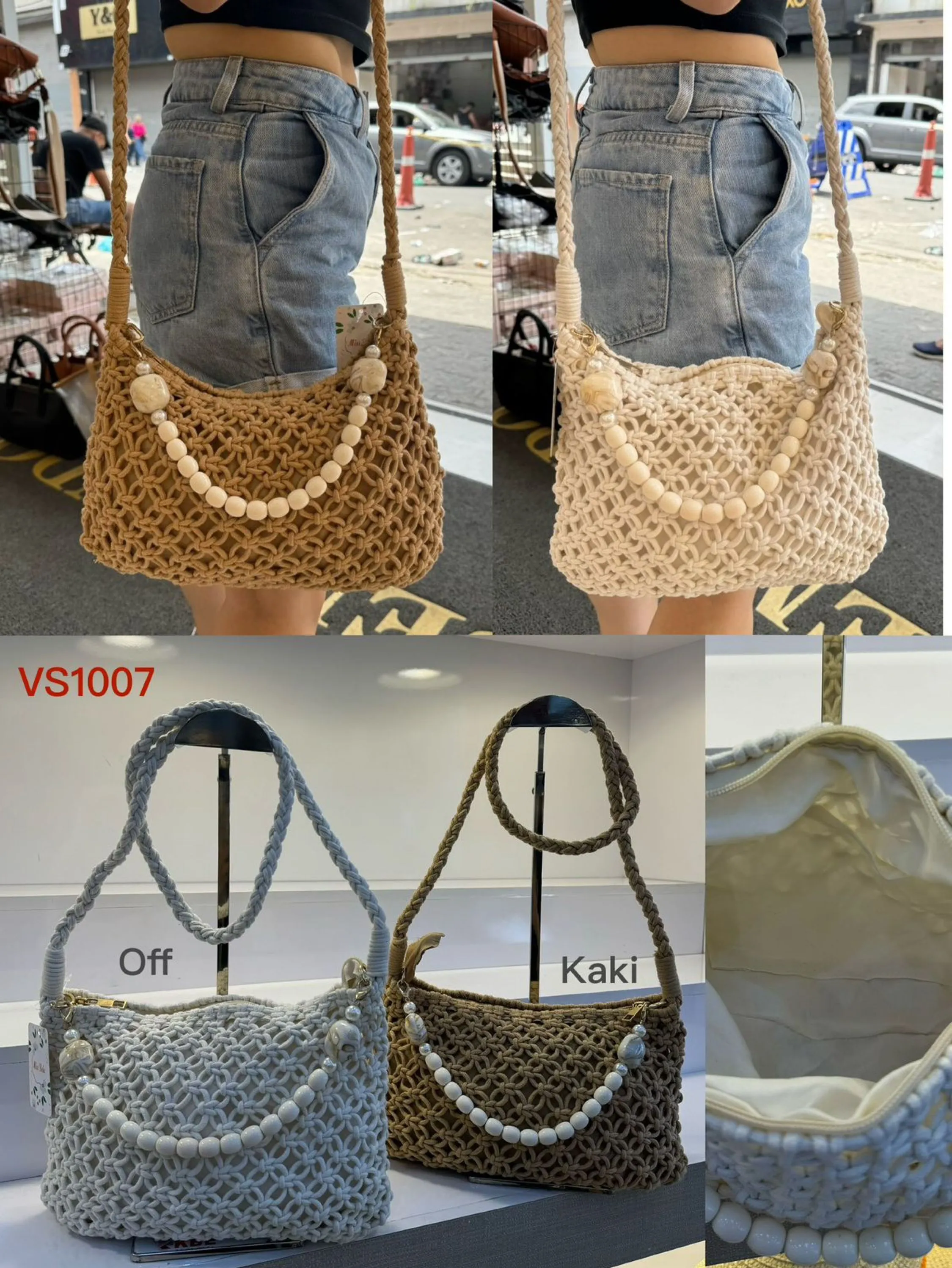 Bolsa de macrame vs1007