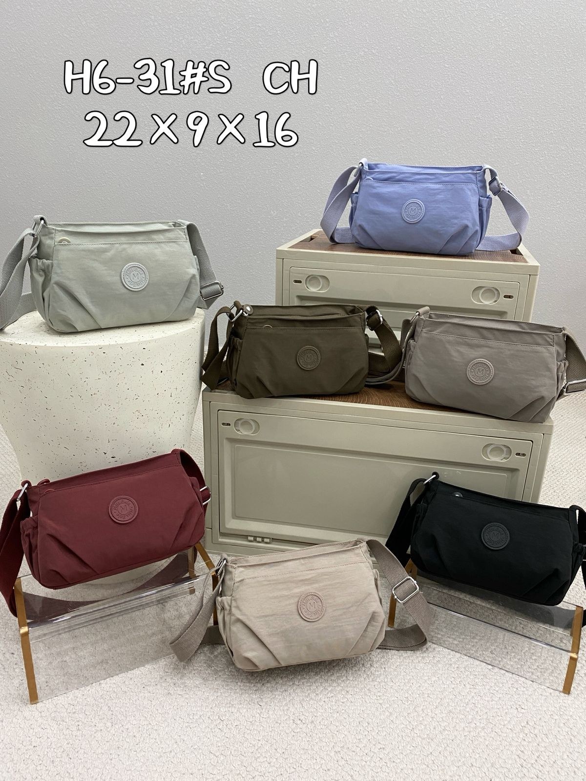 H6-31 Bolsa média transversal