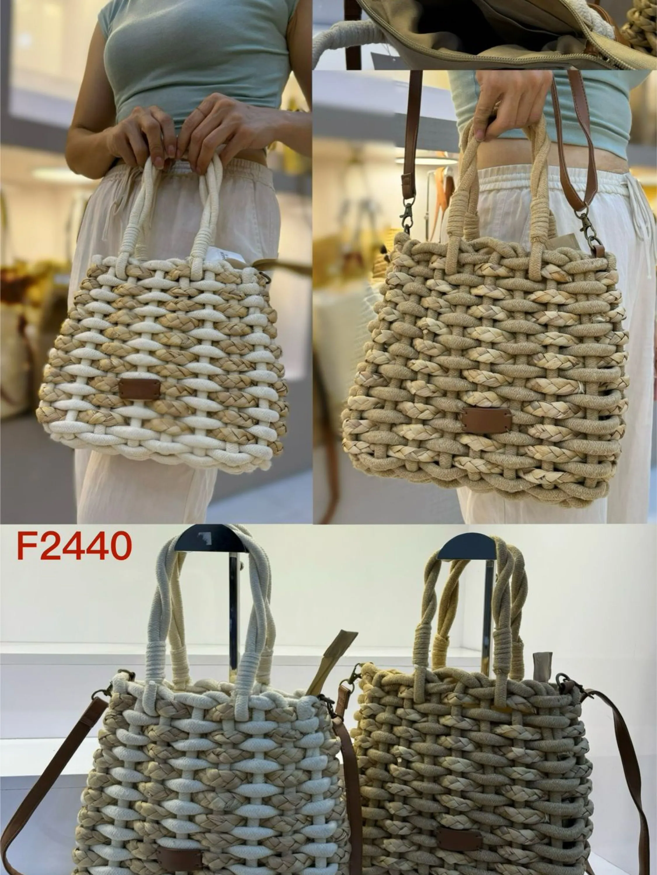 Bolsa de macrame F2440