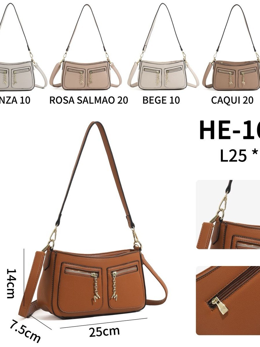 Bolsa com  zíper Na frente