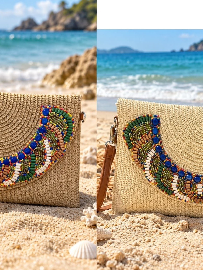 bolsa pequena de palha VS10034