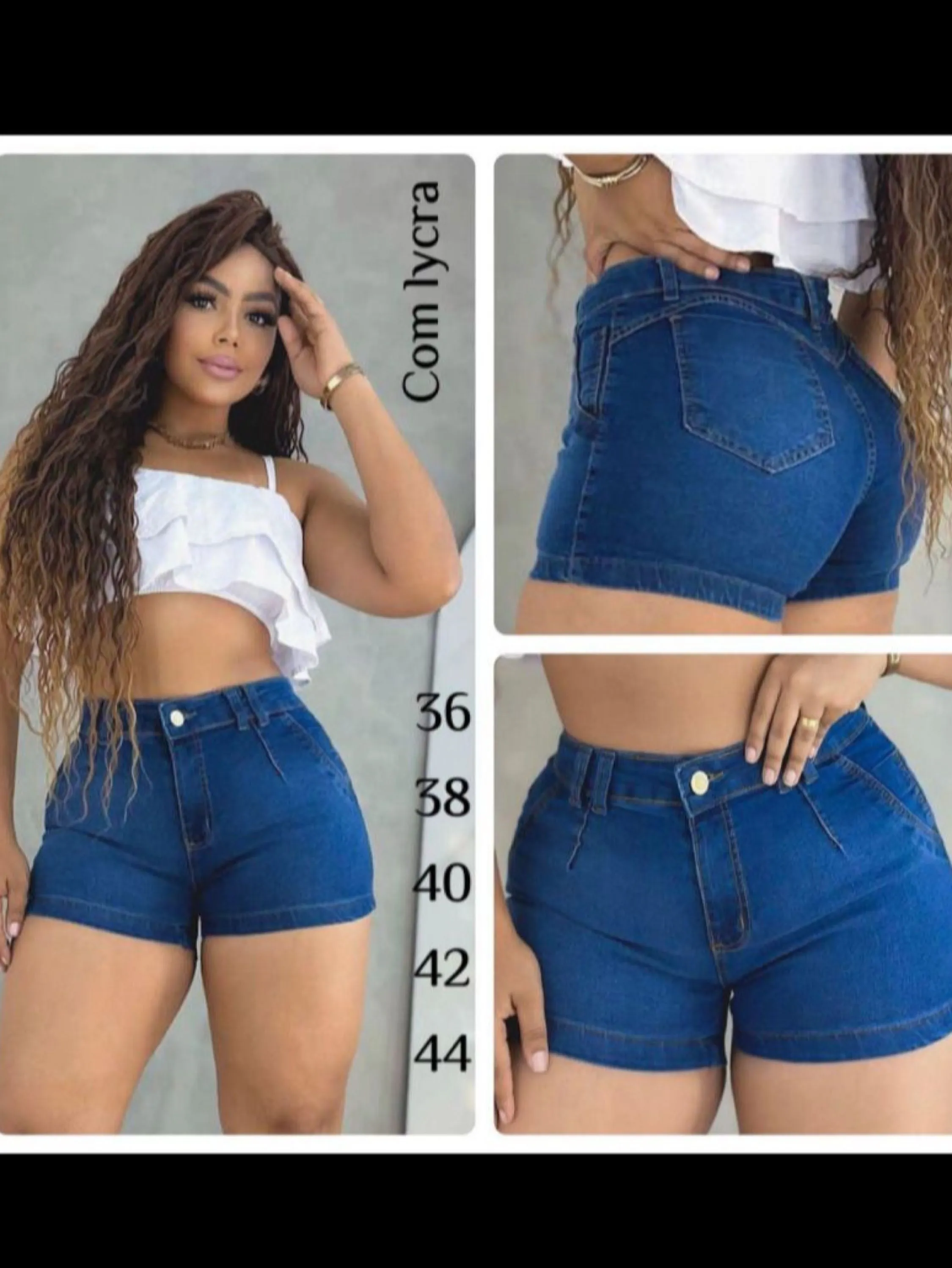 Shortinho pinça clara