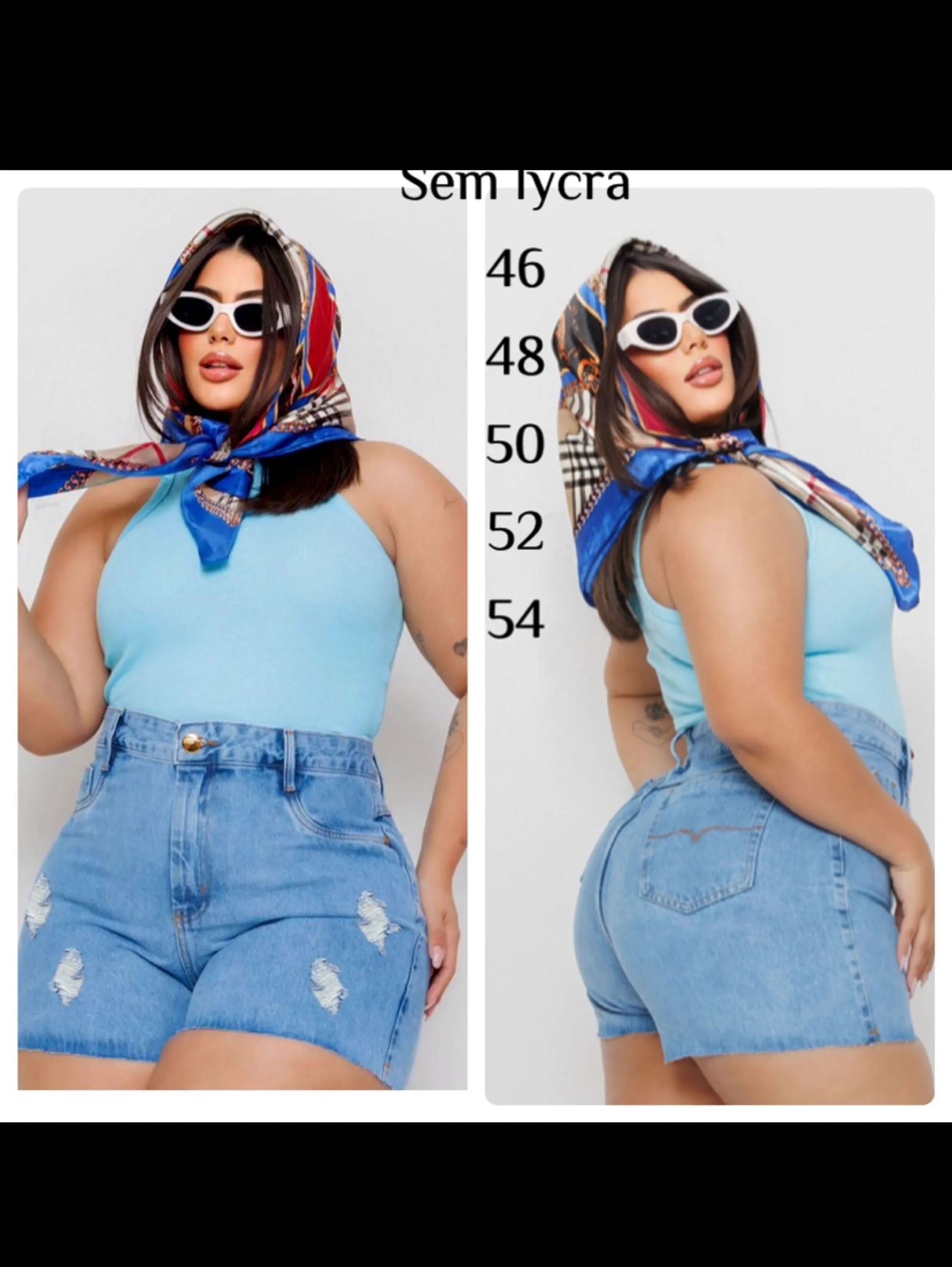 Short plussize Malu