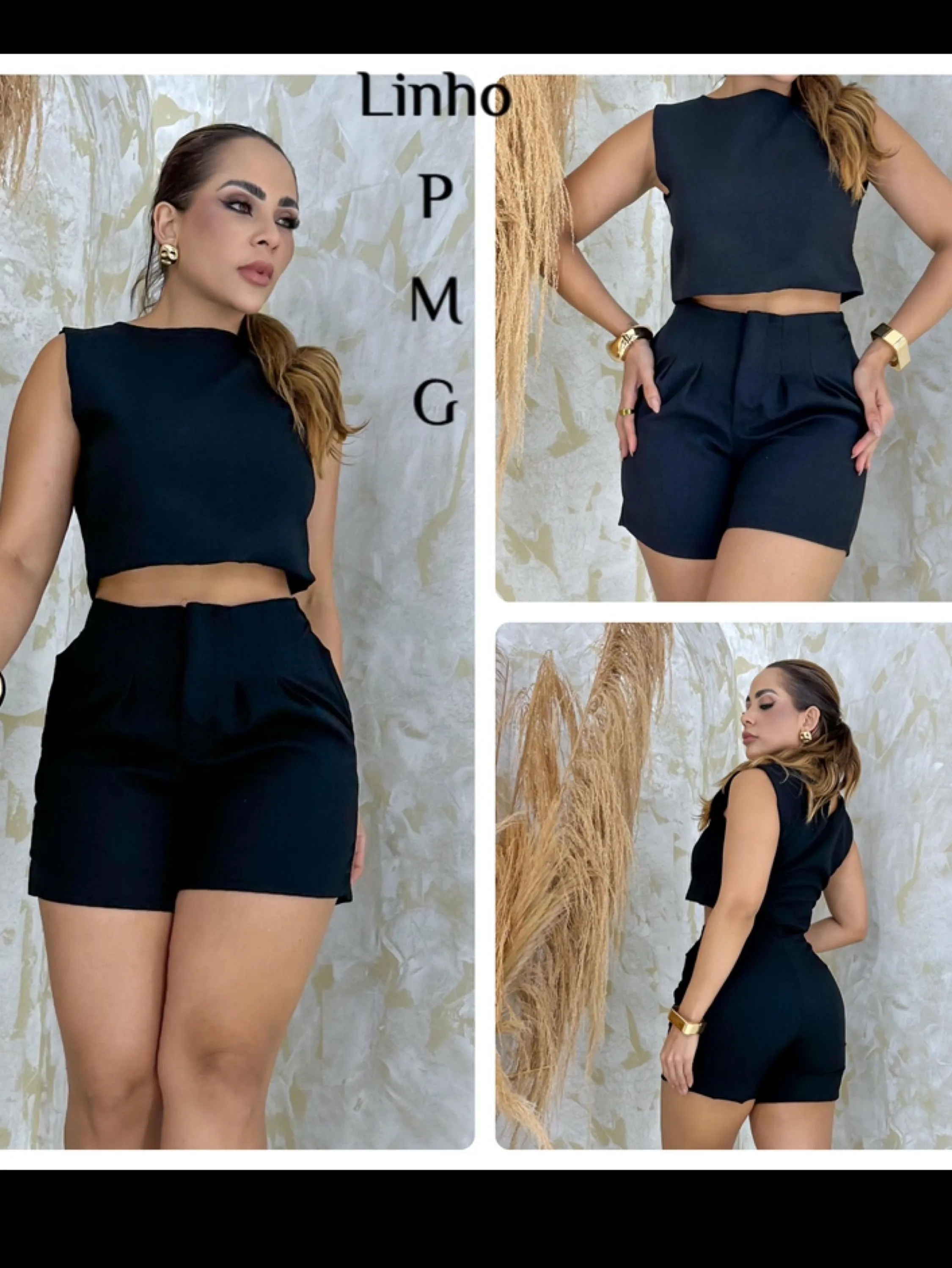 Conjunto Analice preto