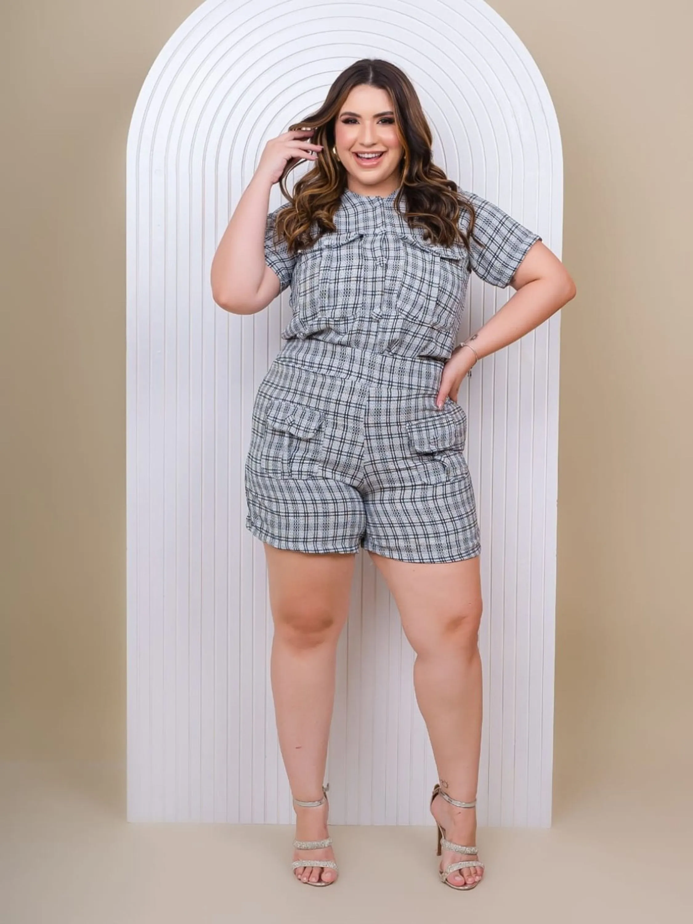 CONJUNTO DE SHORT PLUS SIZE