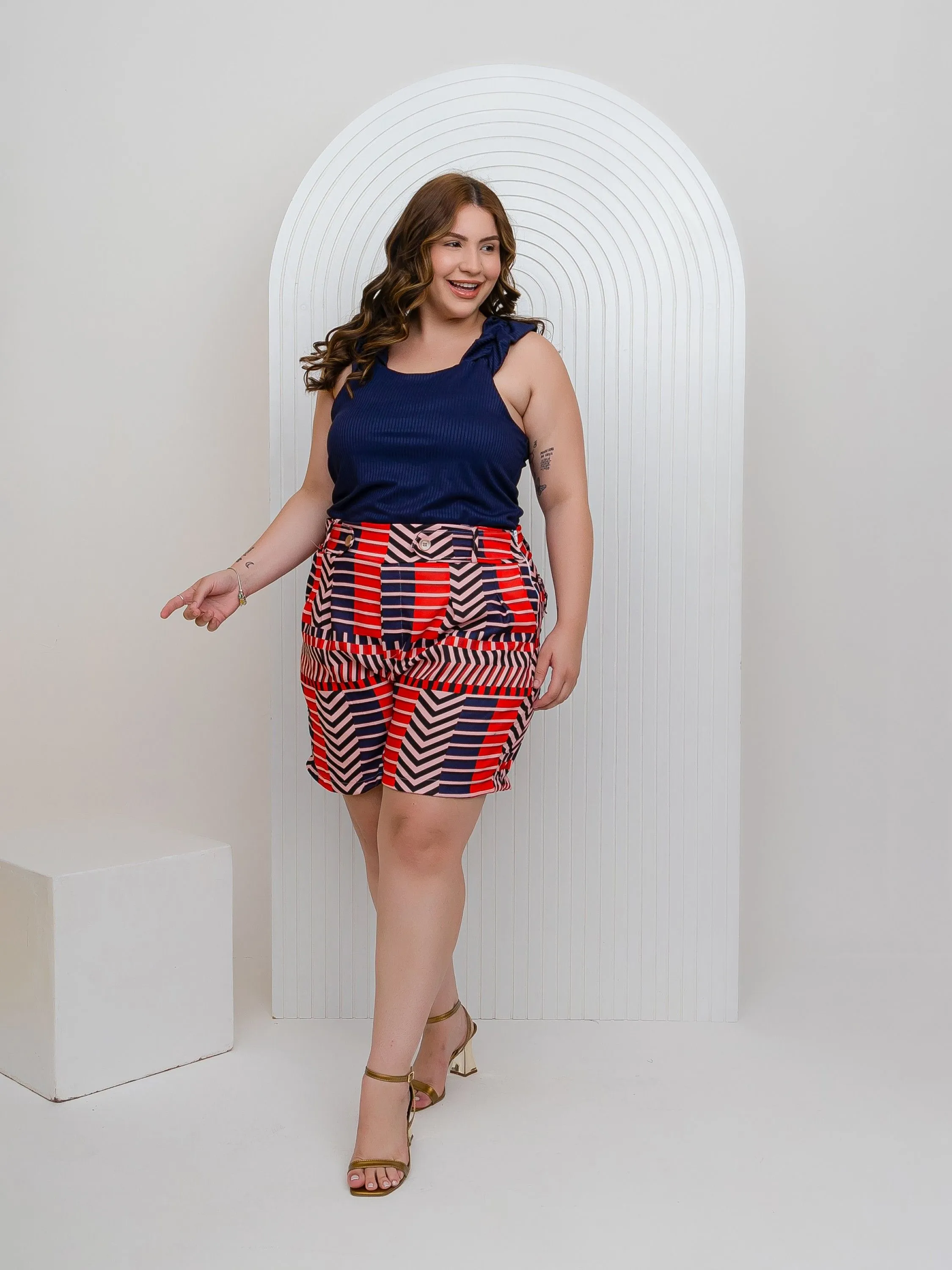 CONJUNTO DE SHORT PLUS SIZE