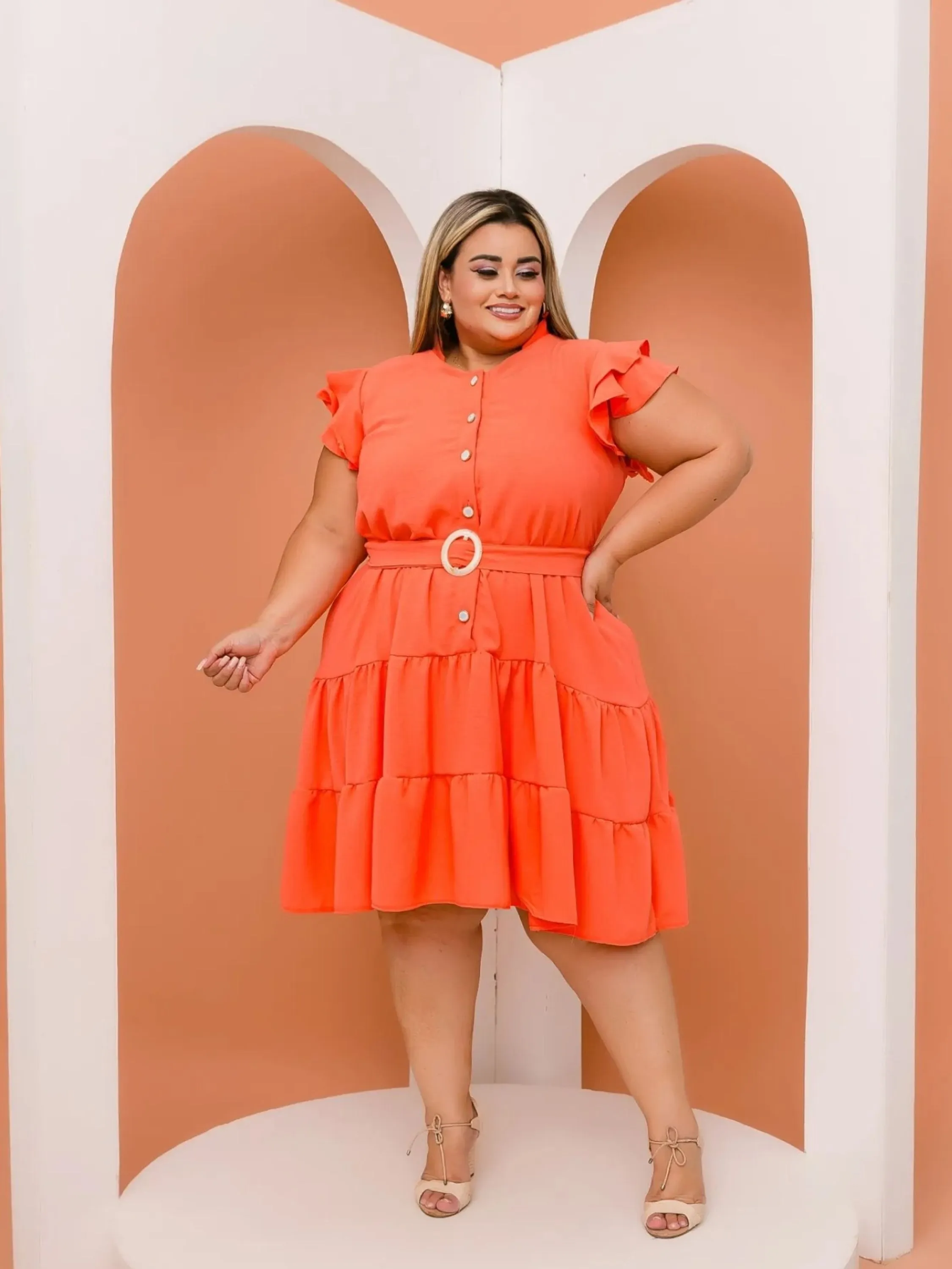 VESTIDO CURTO PLUS SIZE