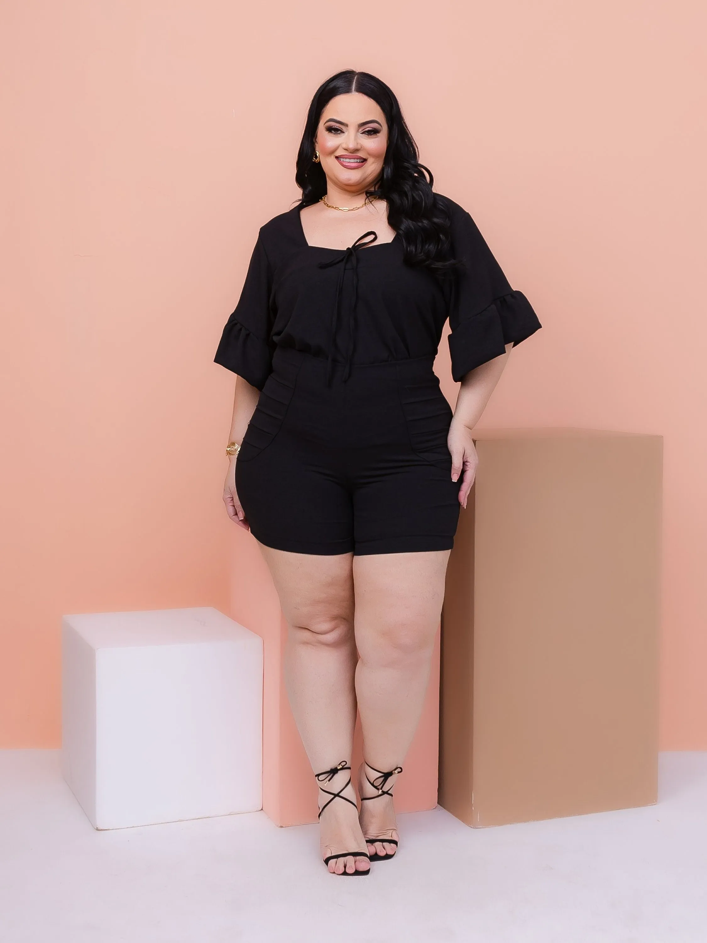 CONJUNTO DE SHORT PLUS SIZE