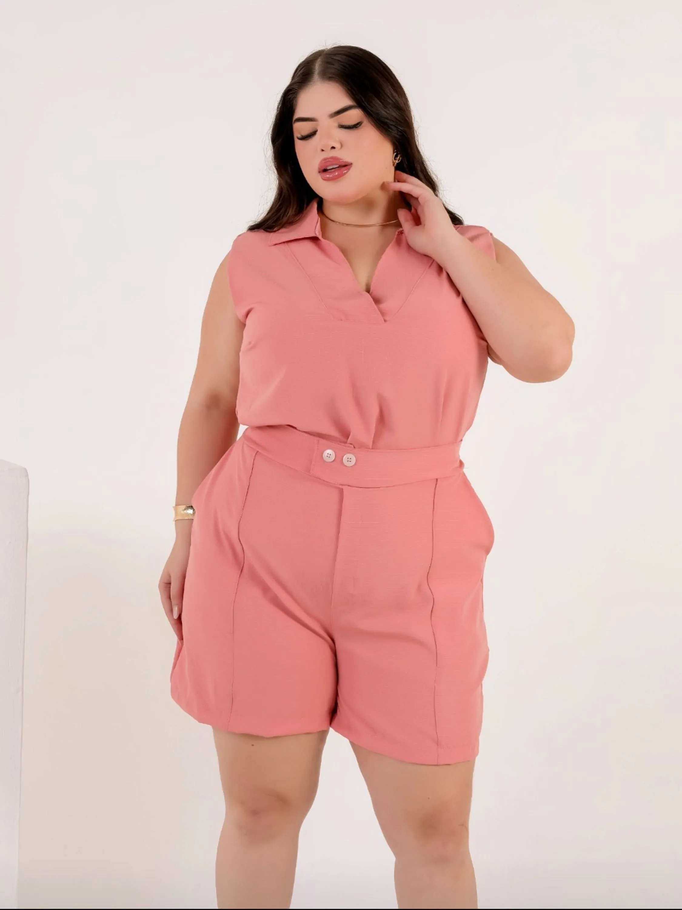 CONJUNTO DE SHORT PLUS SIZE