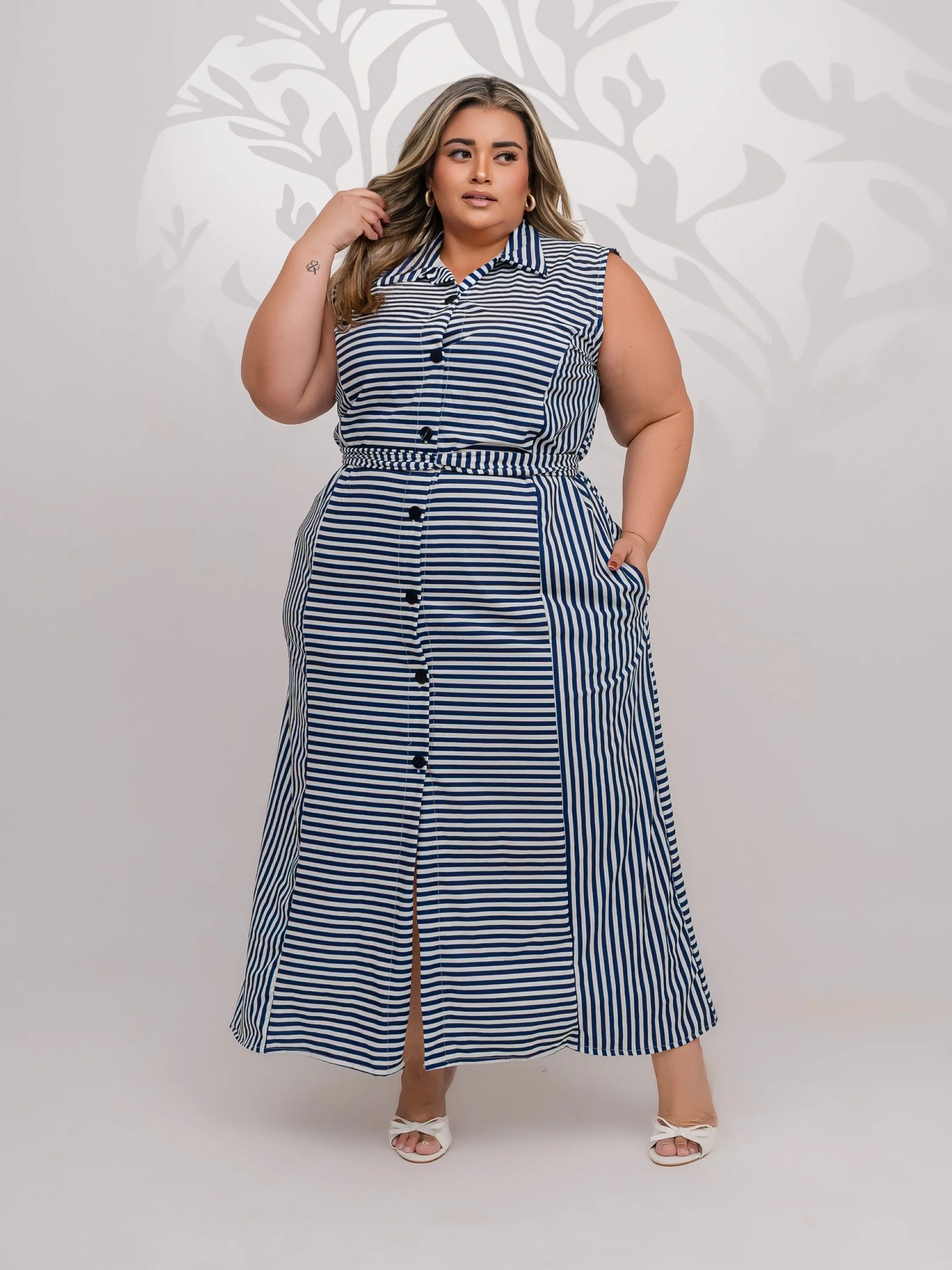 CHAMISE LONGO FEMININO PLUS SIZE