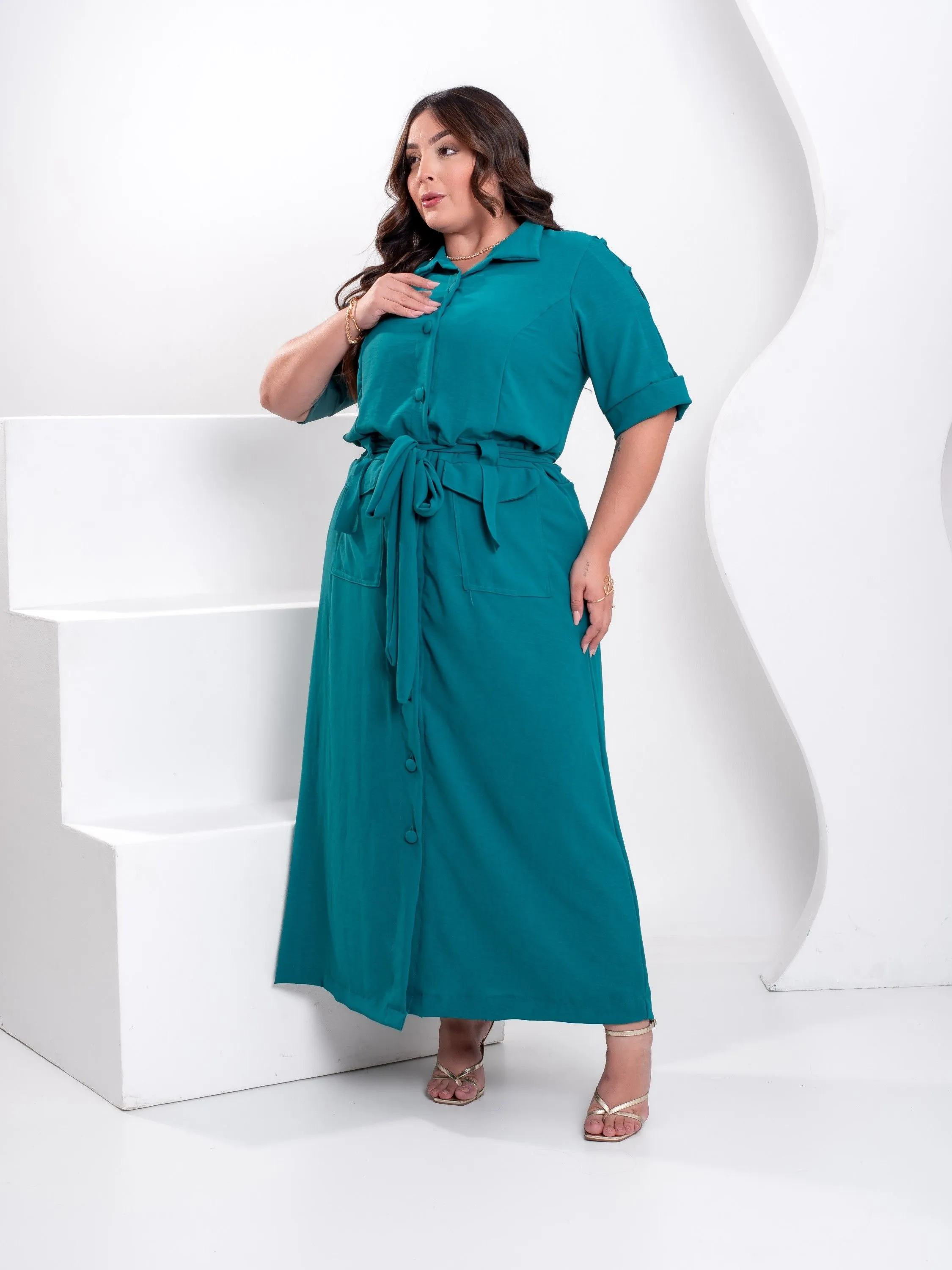 VESTIDO LONGO PLUS SIZE