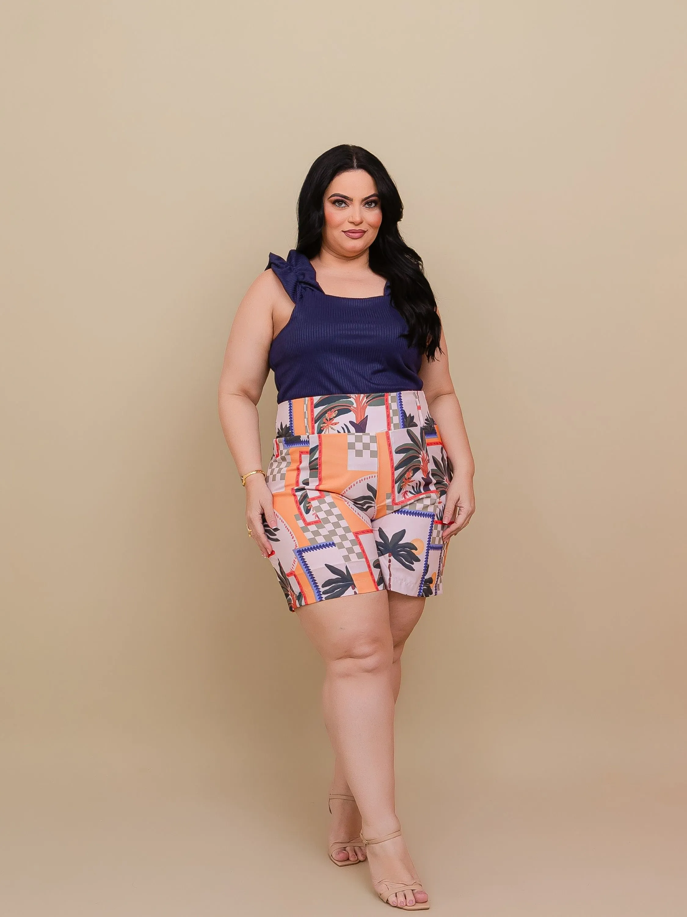 CONJUNTO DE SHORT PLUS SIZE