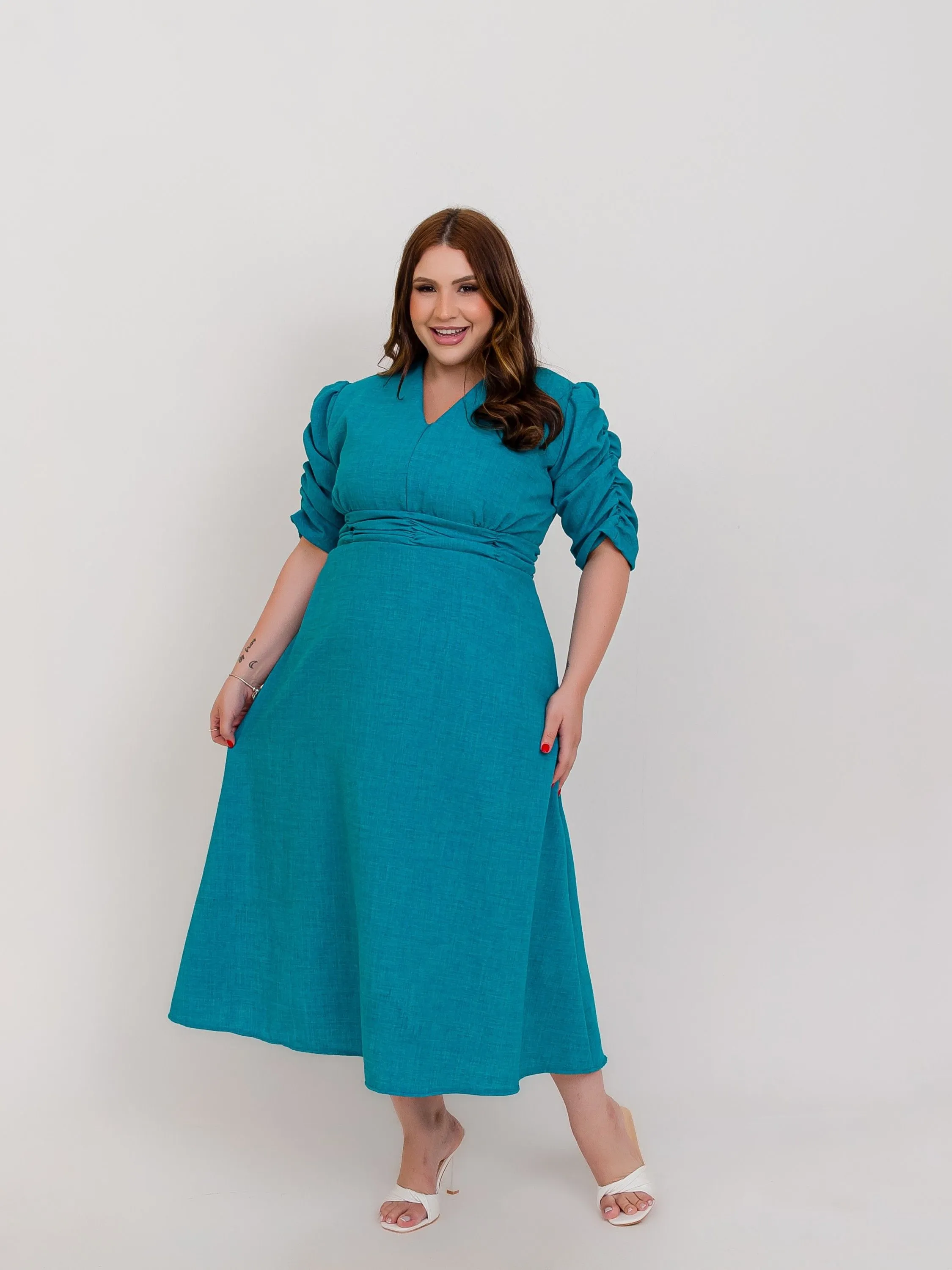 VESTIDO LONGO PLUS SIZE