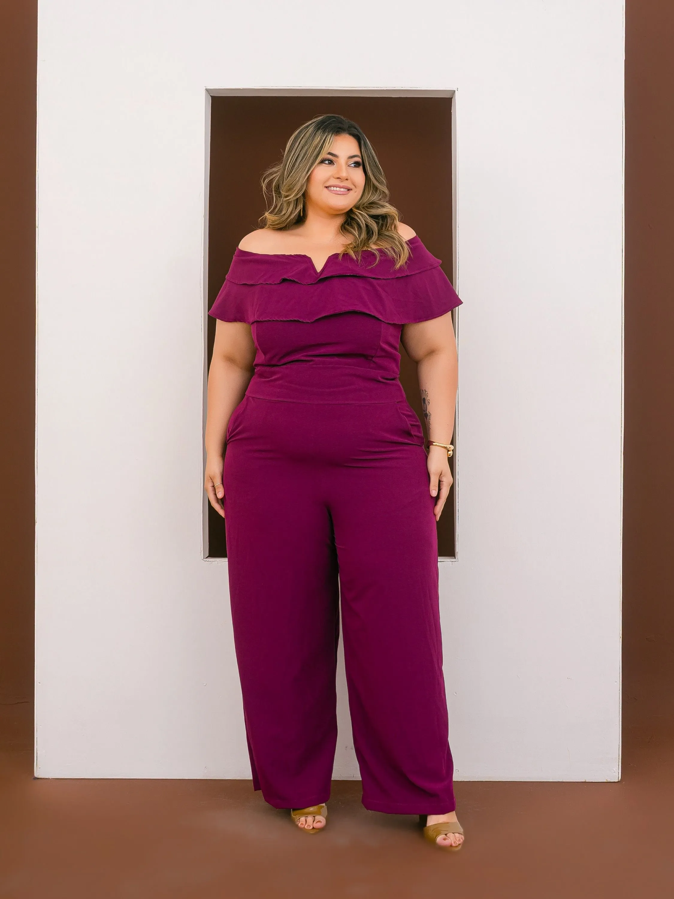MACACÃO CIGANINHA PLUS SIZE