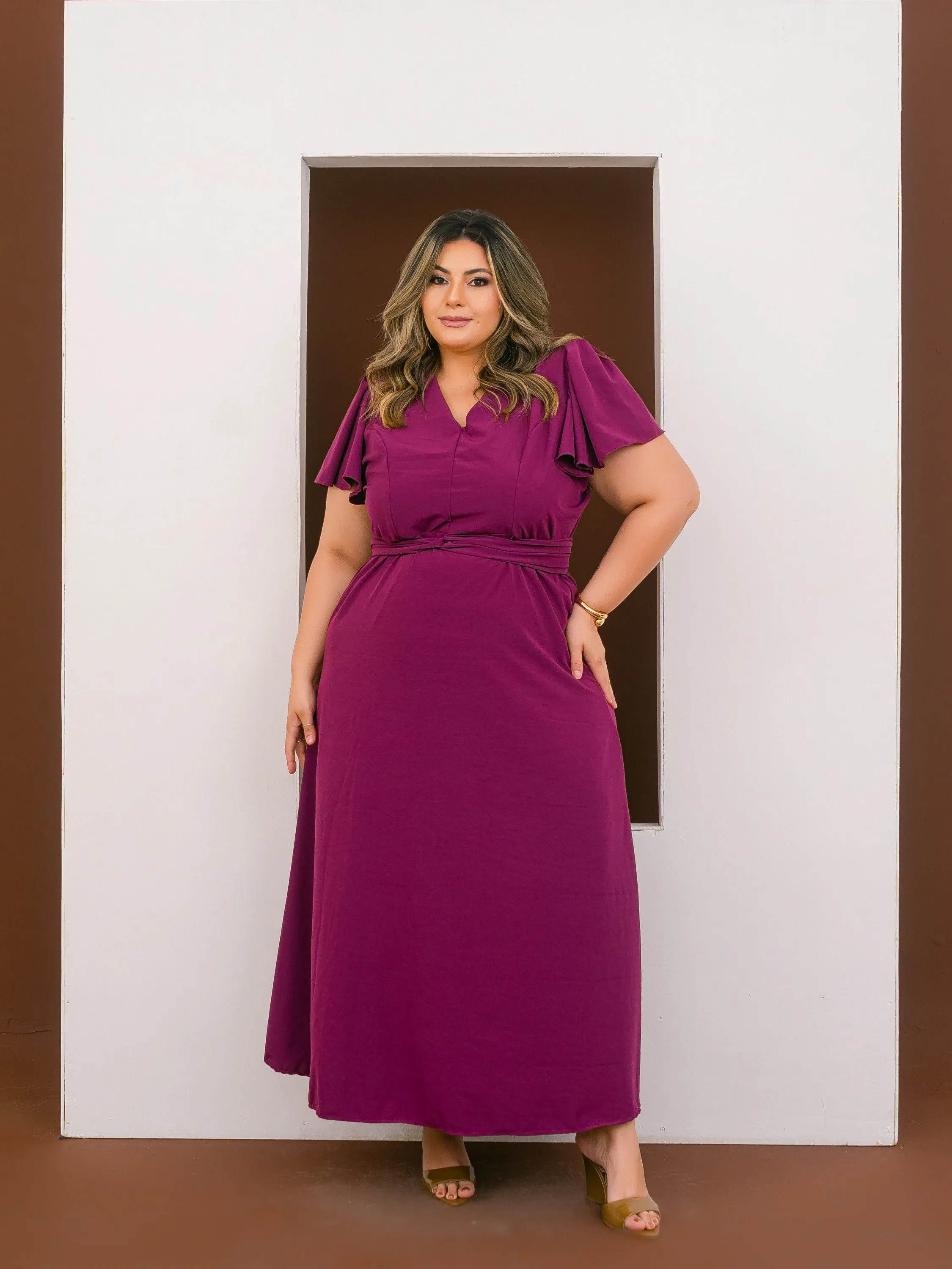VESTIDO LONGO PLUS SIZE #NOVIDADE