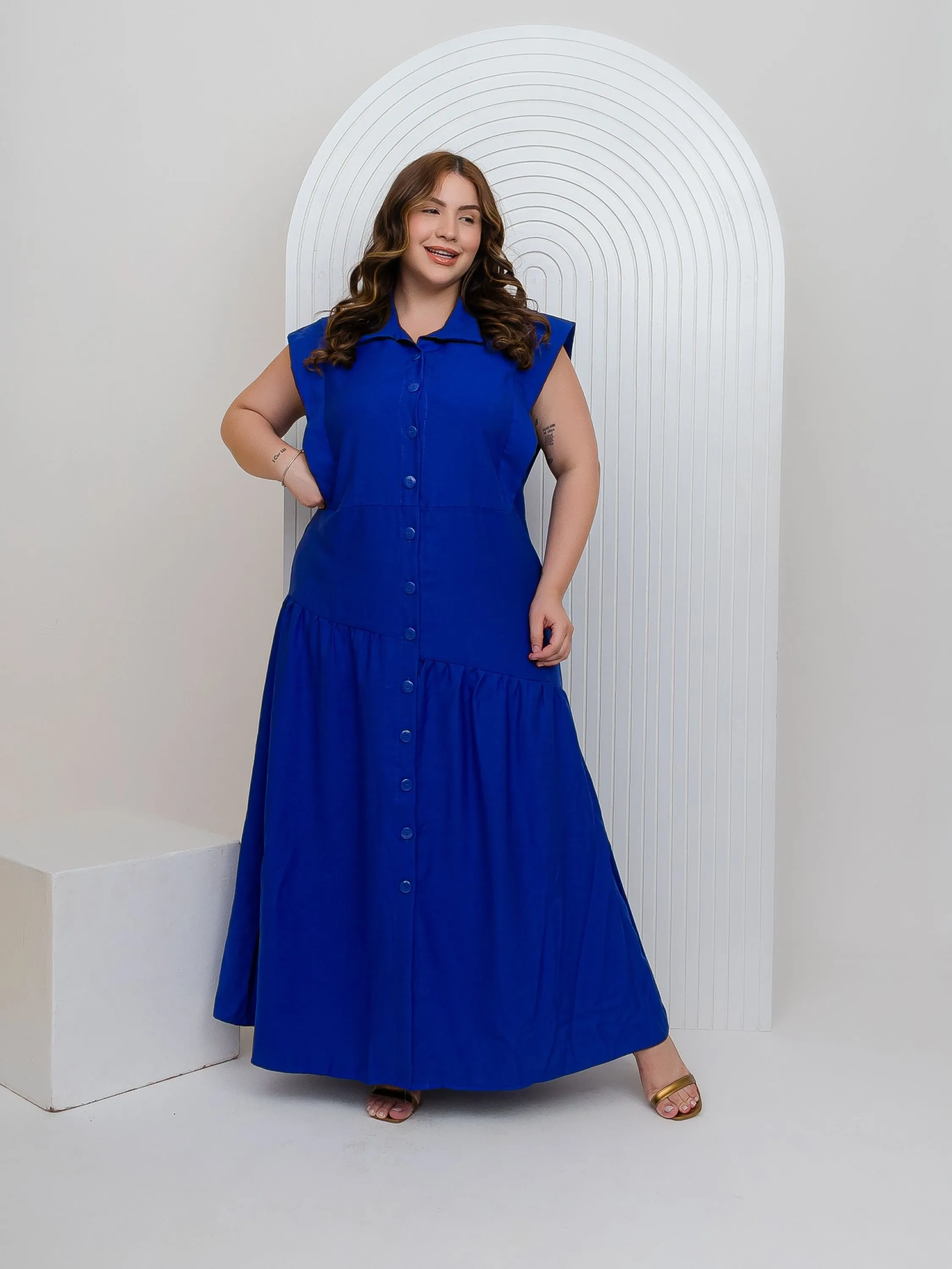 VESTIDO LONGO PLUS SIZE