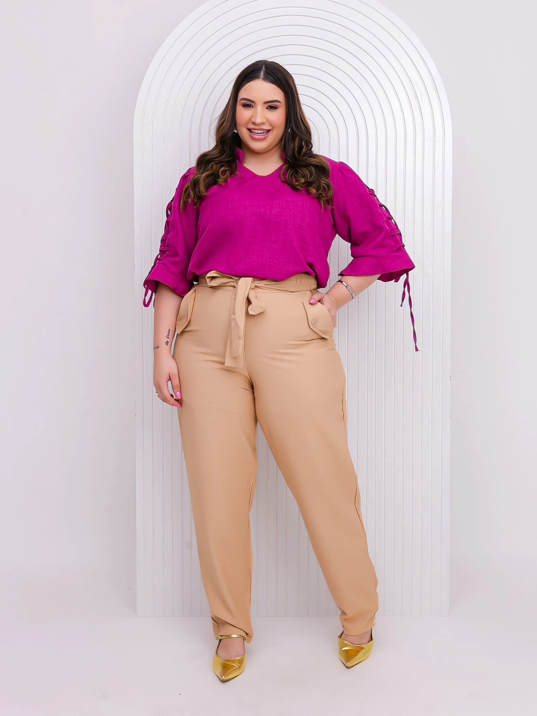 CONJUNTO DE CALÇA PLUS SIZE