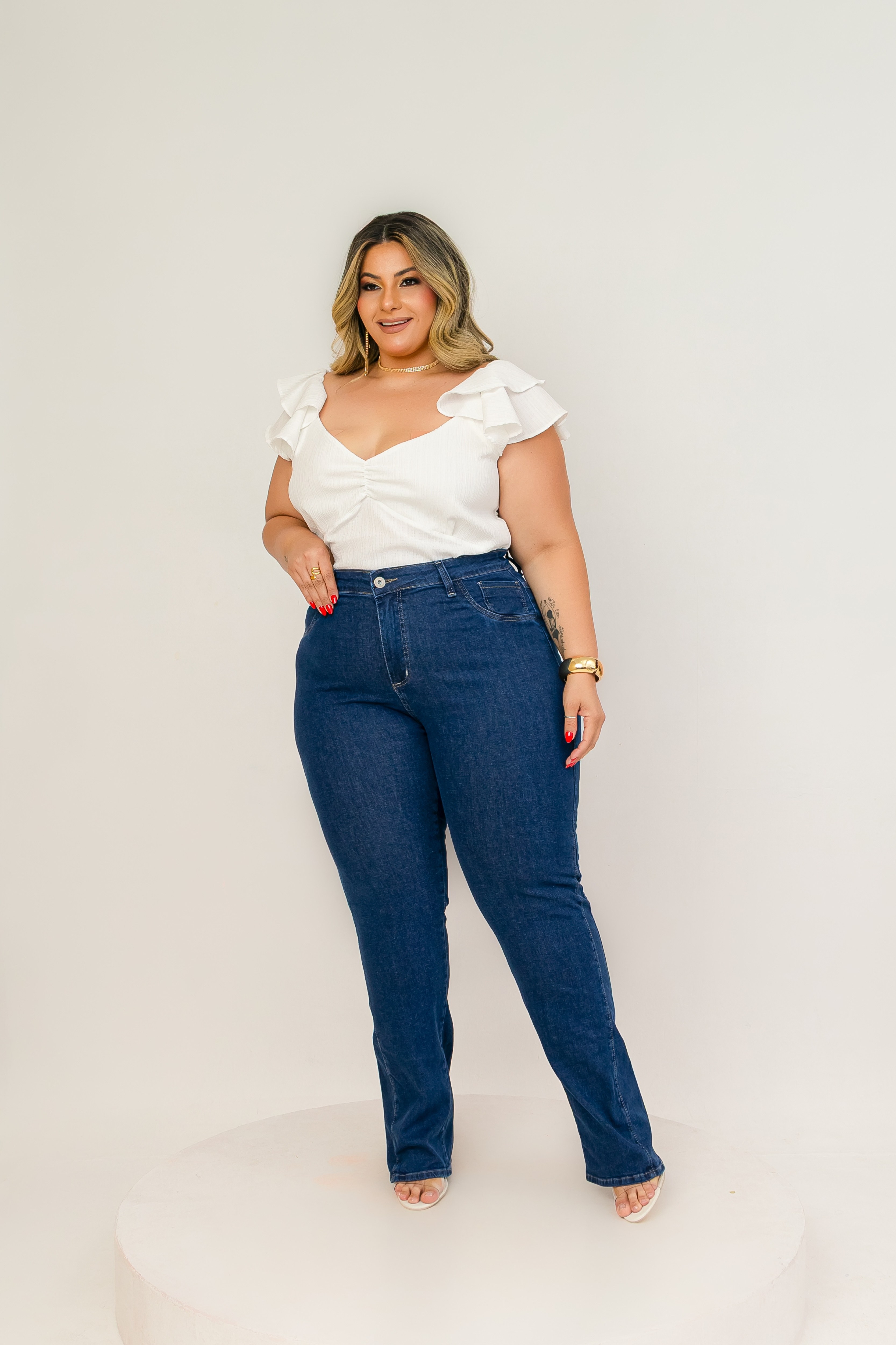 Calça Flare Catarina com Lycra GRAMMD - 2513000