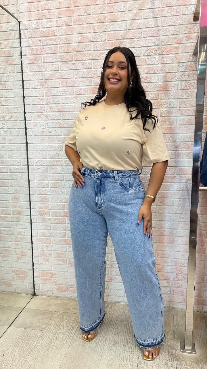 Wide Leg Marmorizada 2702