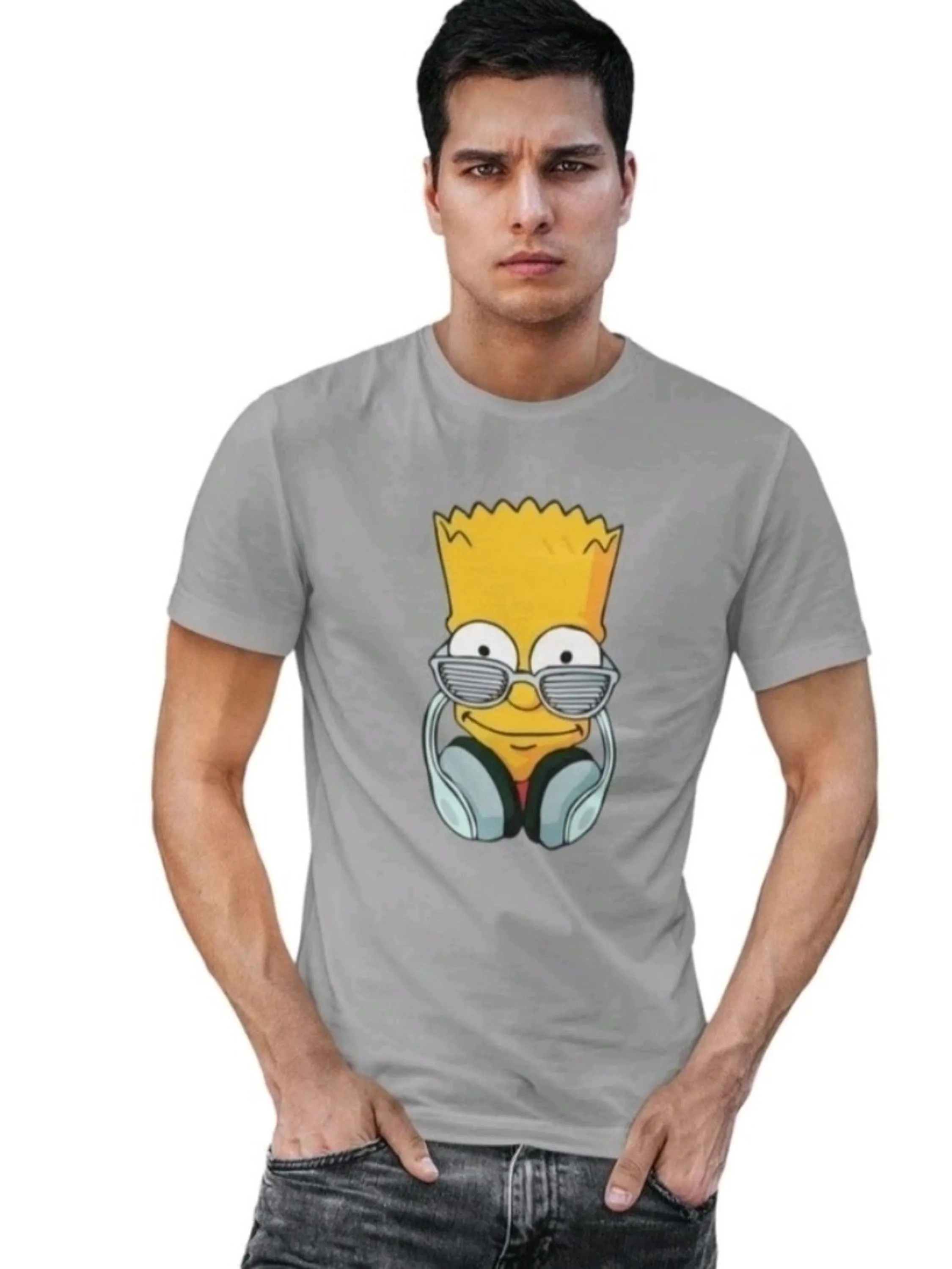 Camiseta masculina algodão personagem