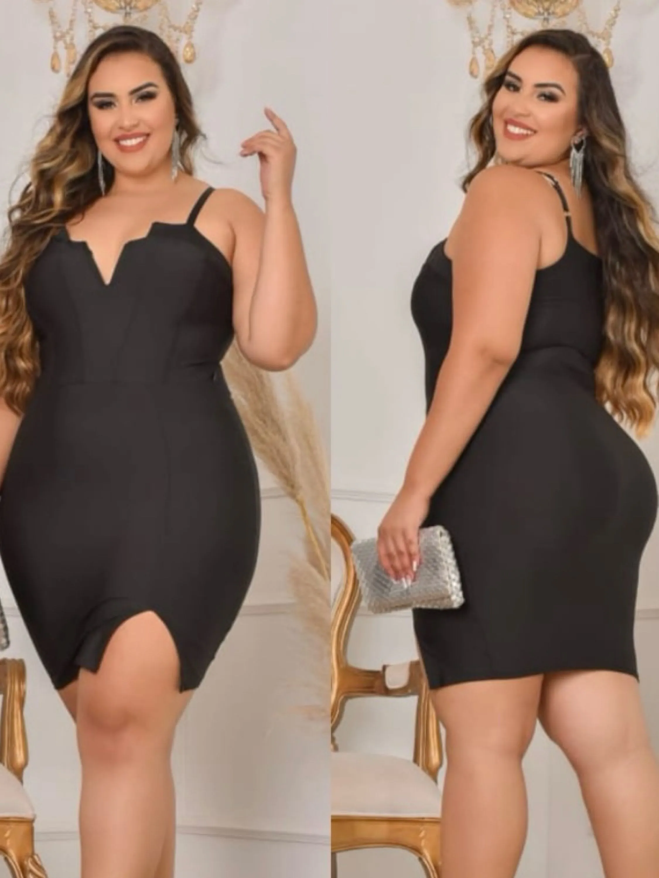 Vestido feminino moda balada linha plus size fashion