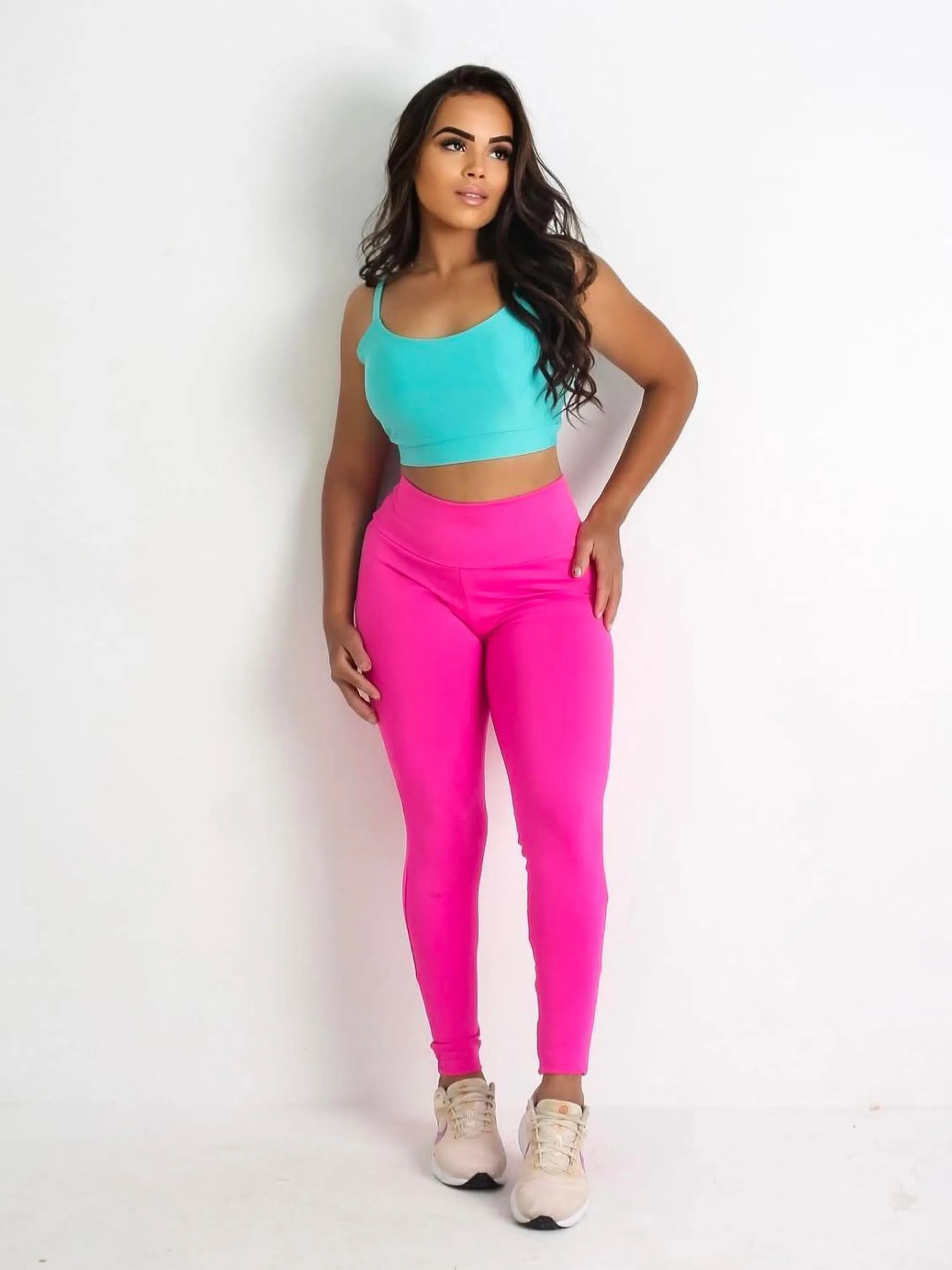 Conjunto fitness feminino moda de academia blogueirinha