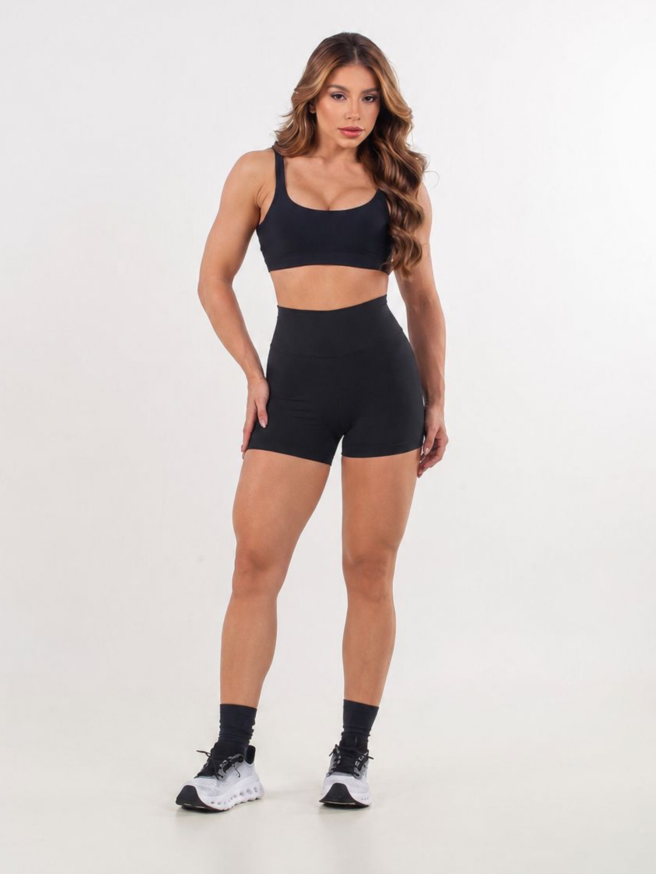 Conjunto Feminino Short Fitness Power de Academia