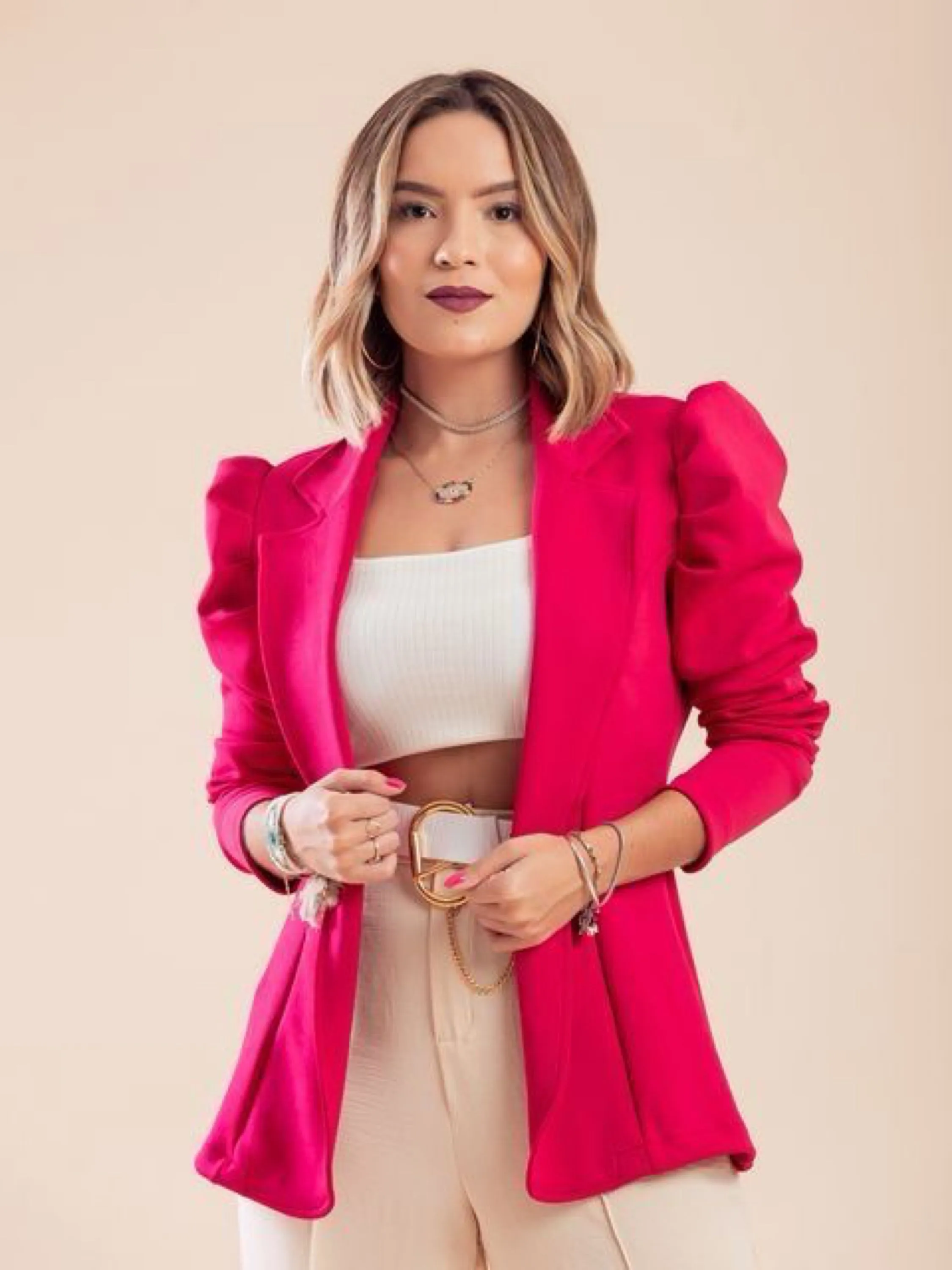 Blazer feminino social moda jovem e evangélica fashion