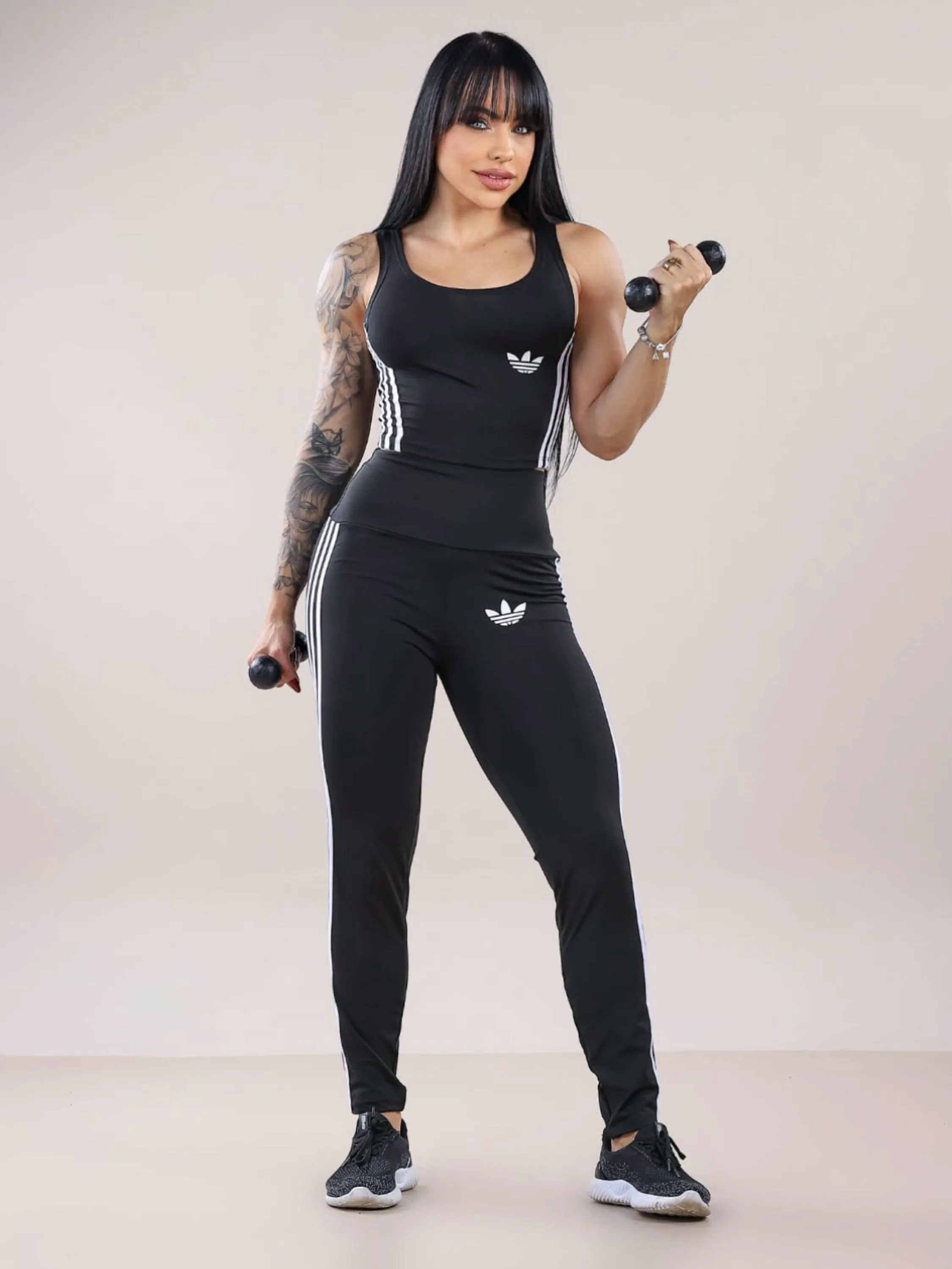 Conjunto feminino calça adidas multimarcas premium