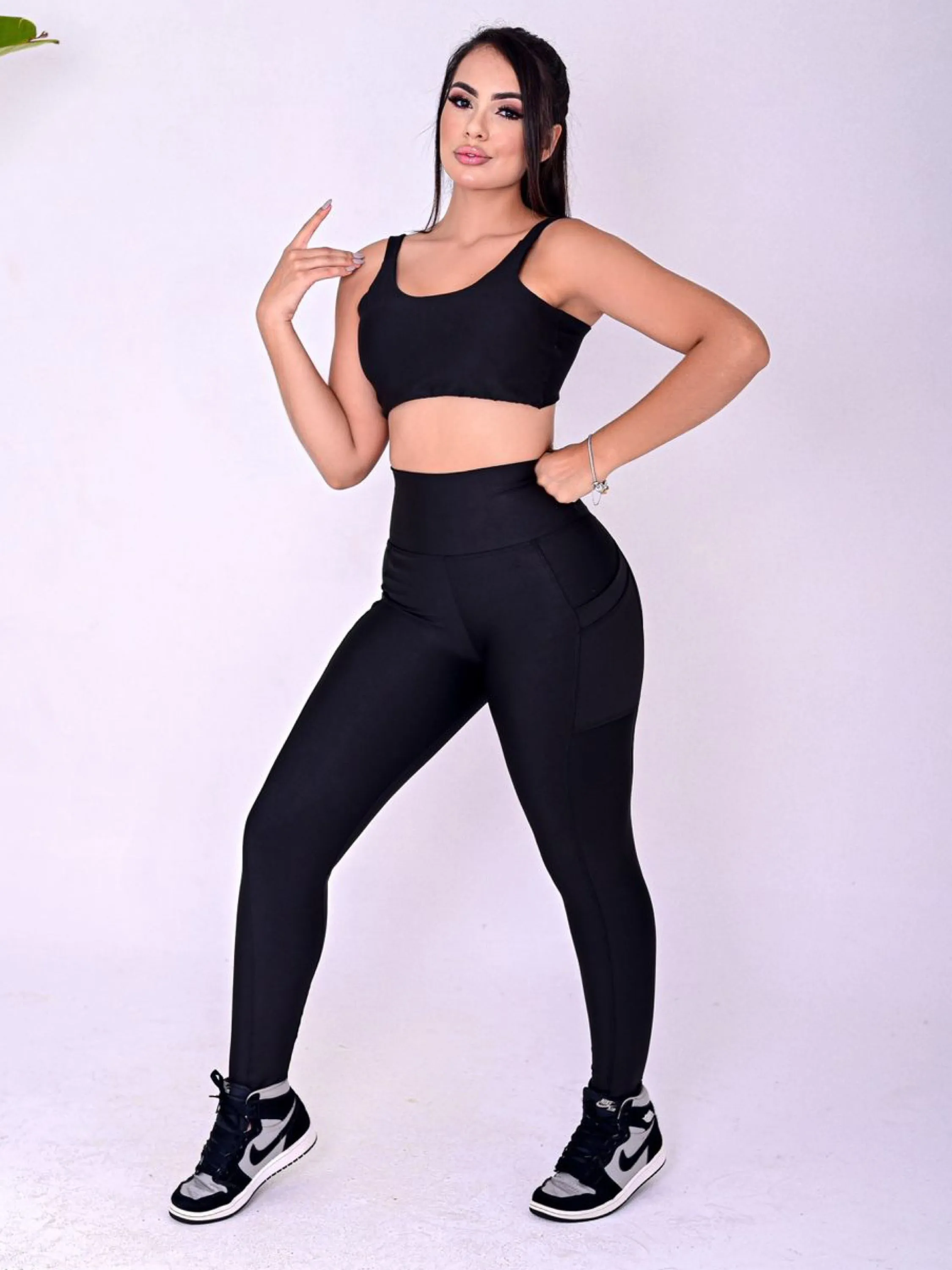 Conjunto fitness no suplex power moda de academia fashion