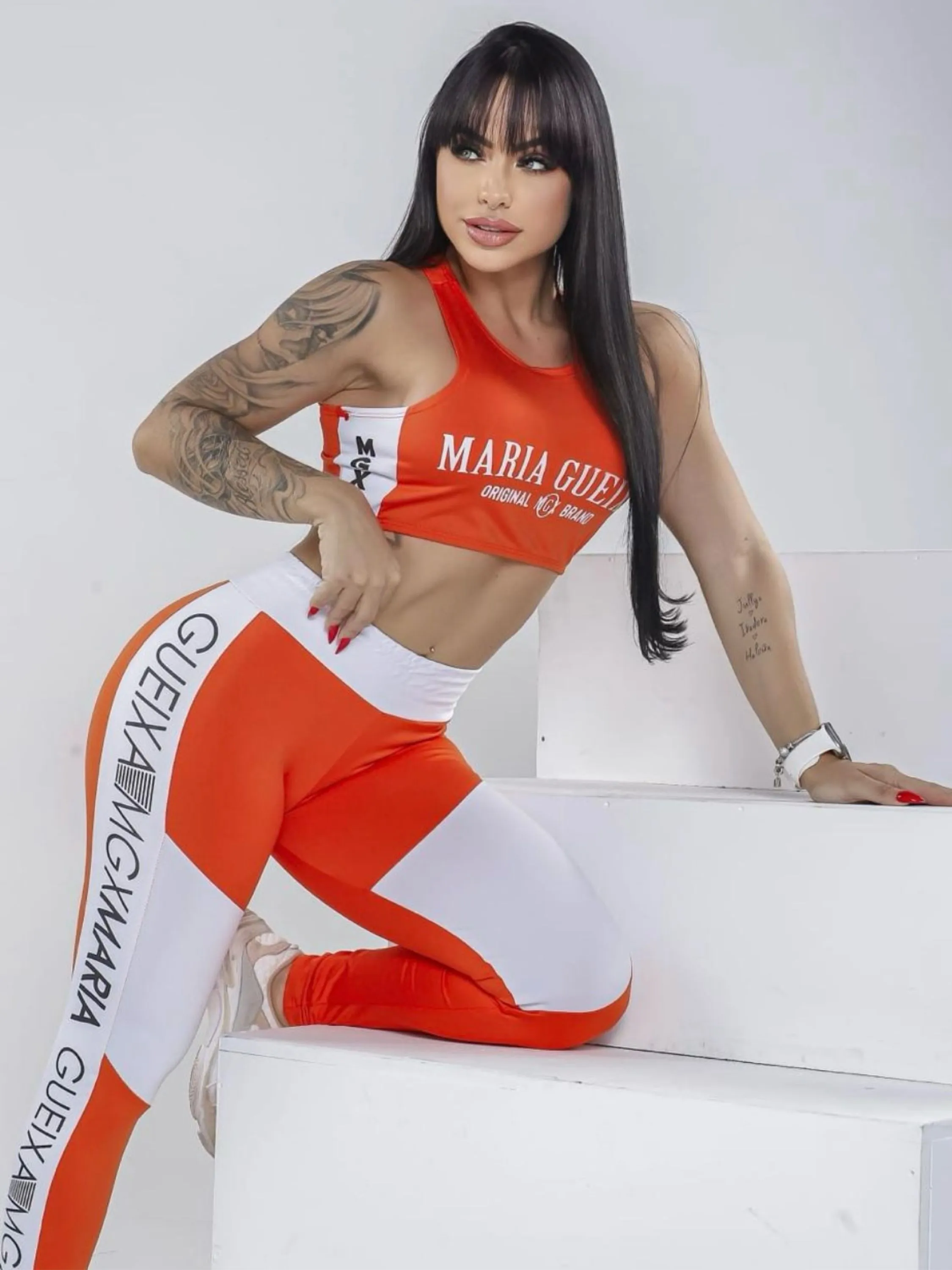 Conjunto fitness feminino maria gueixa premium