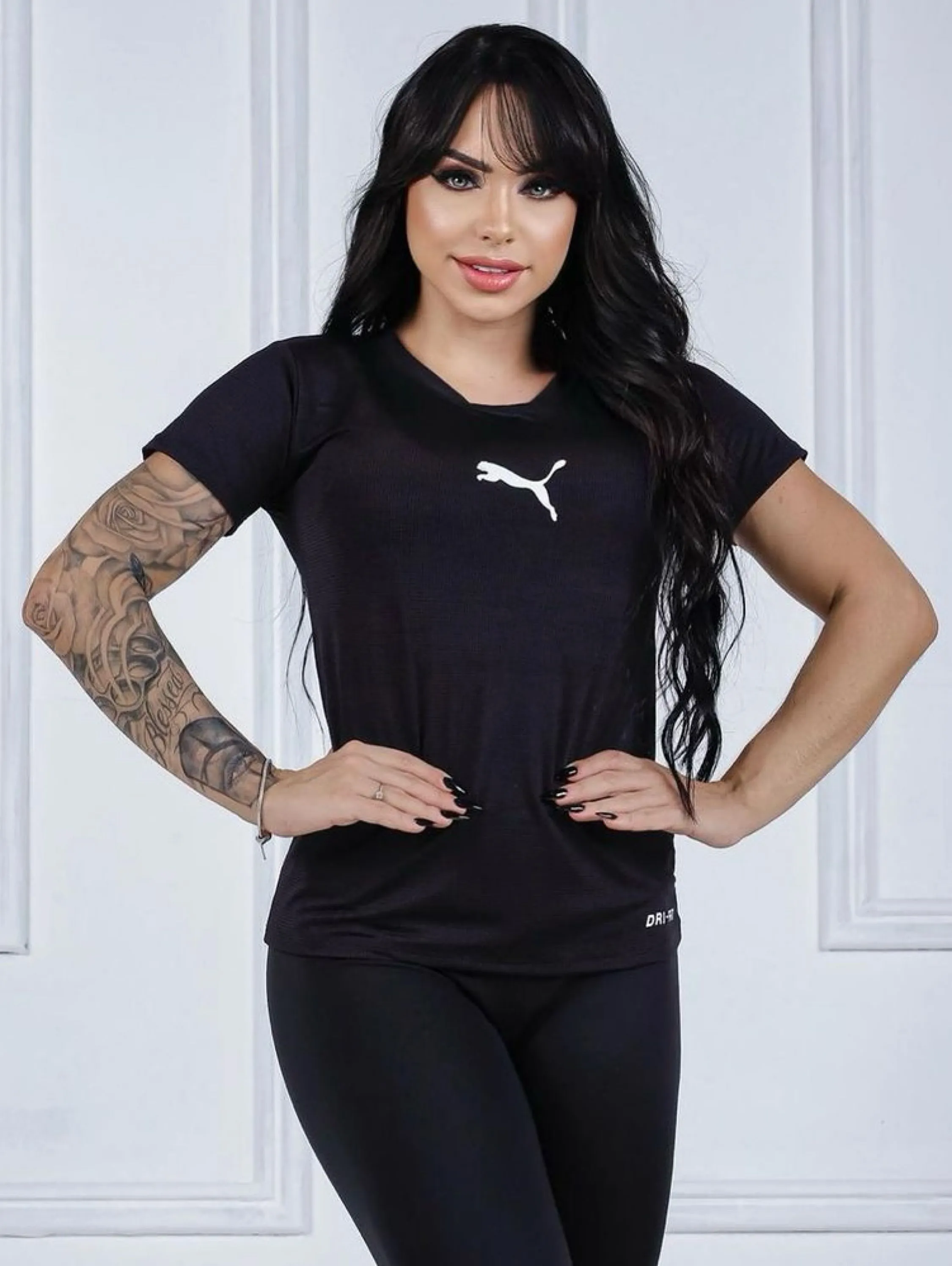 Blusa dryfit feminina para treinar moda de academia fitness premium