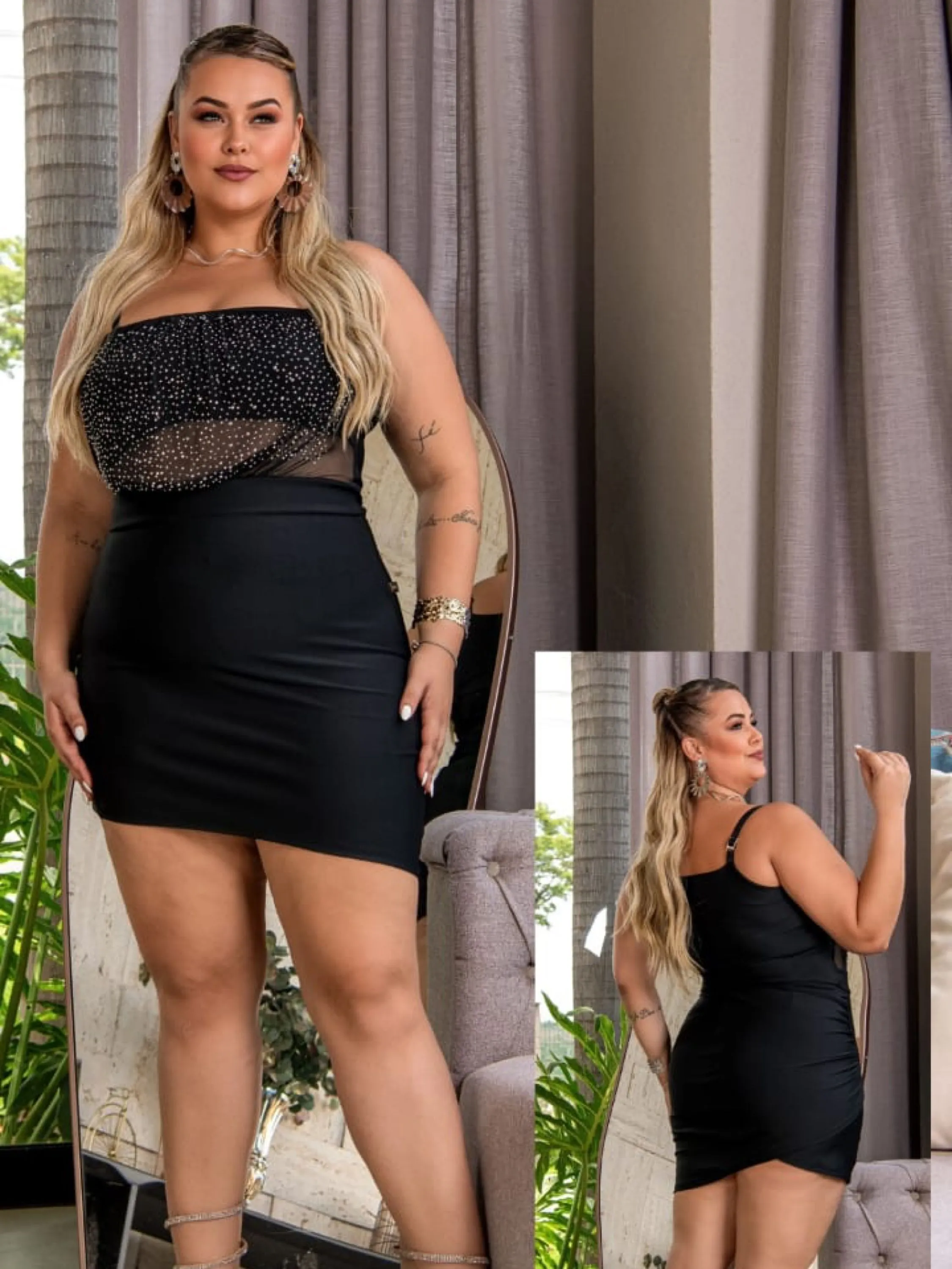 Vestido feminino moda balada plus size premium