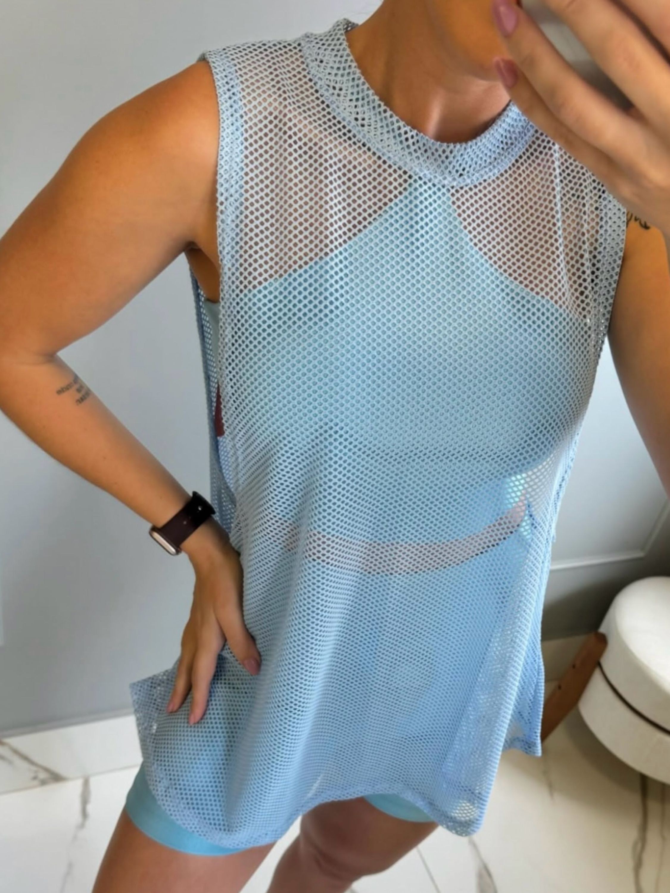 Regatão feminino arrastão moda fitness premium