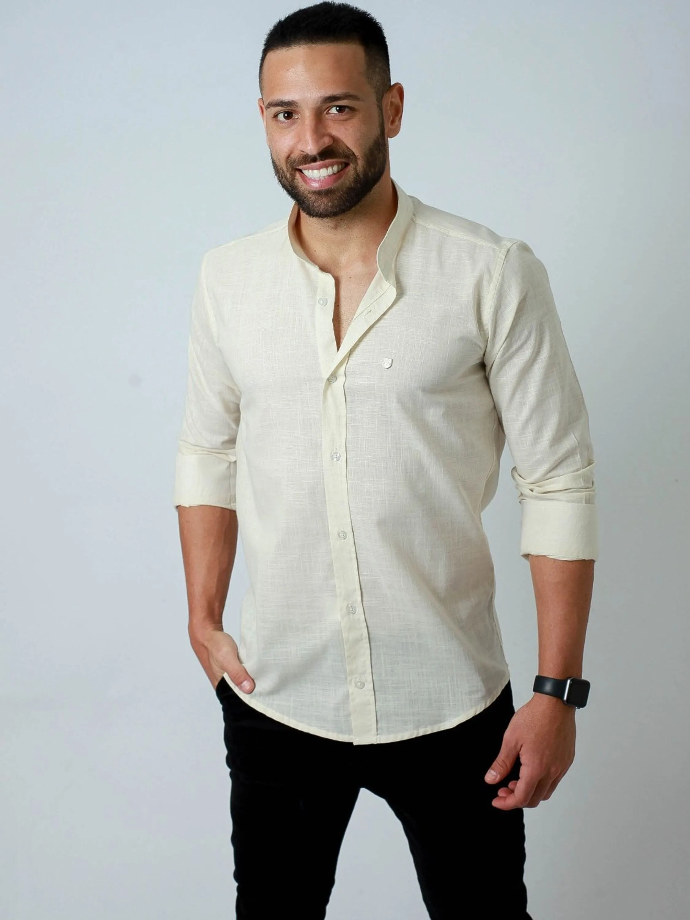 CAMISA ML GOLA PADRE FLAMÊ