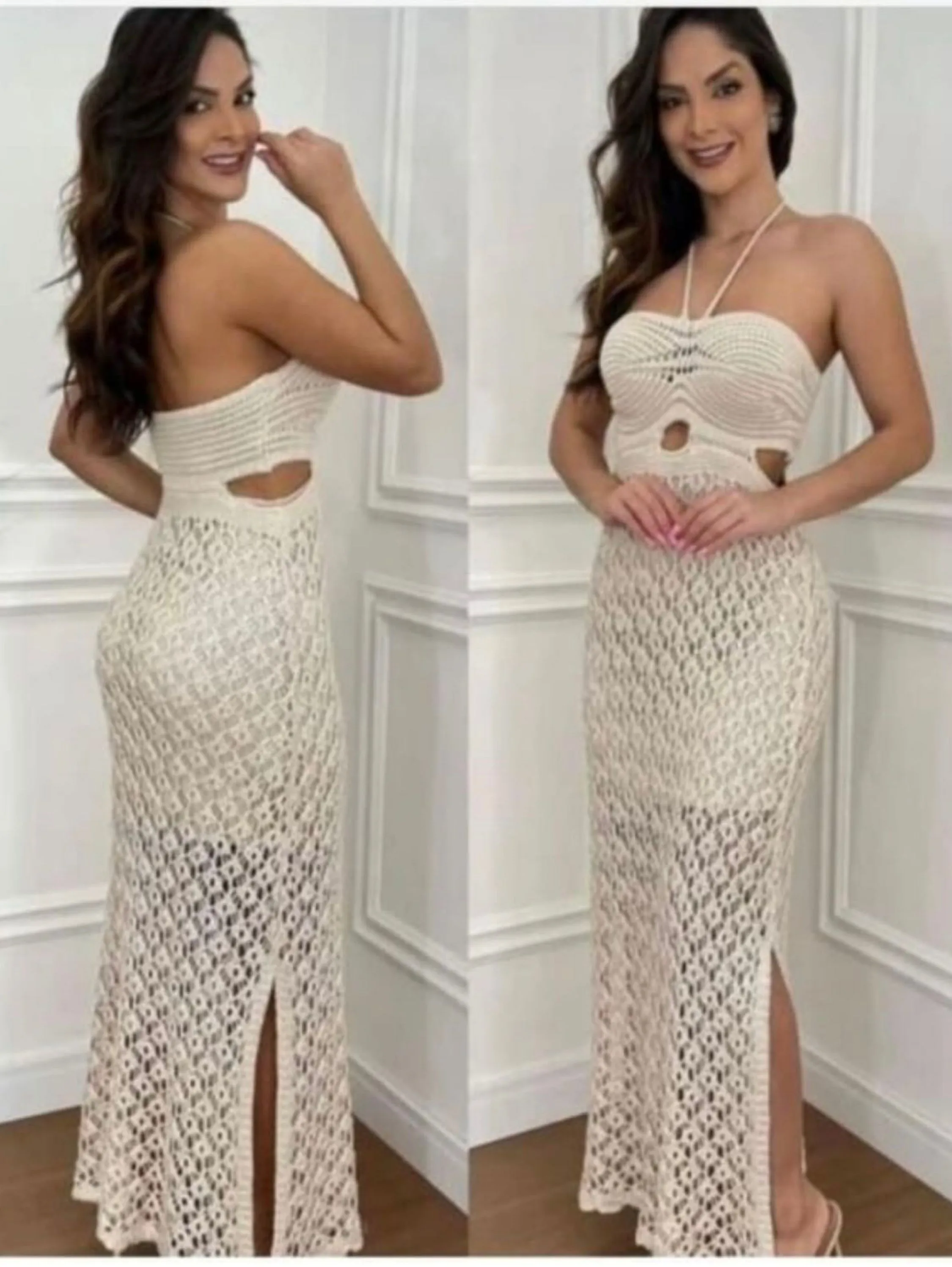 Vestido longo.