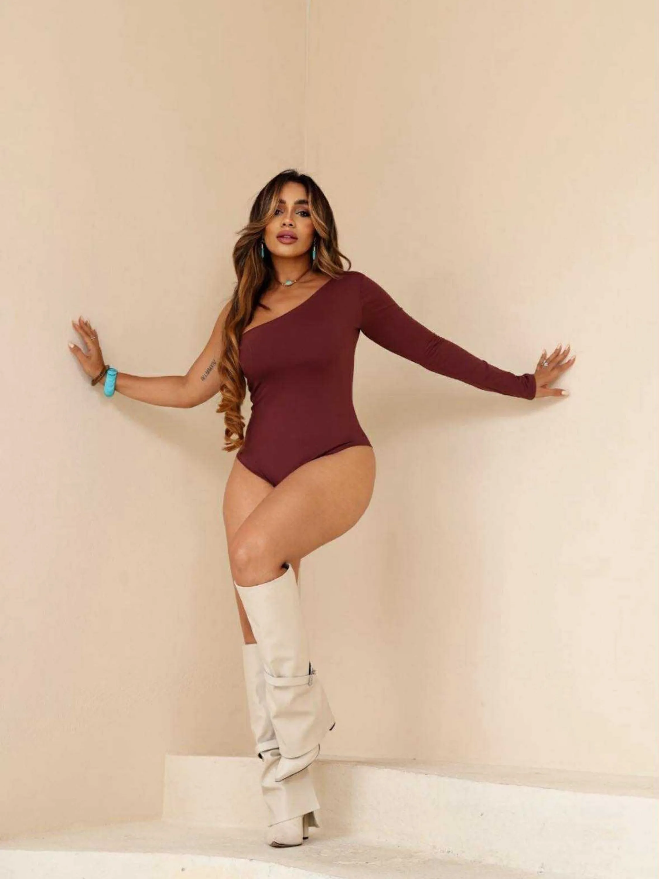 Body feminino poliamida