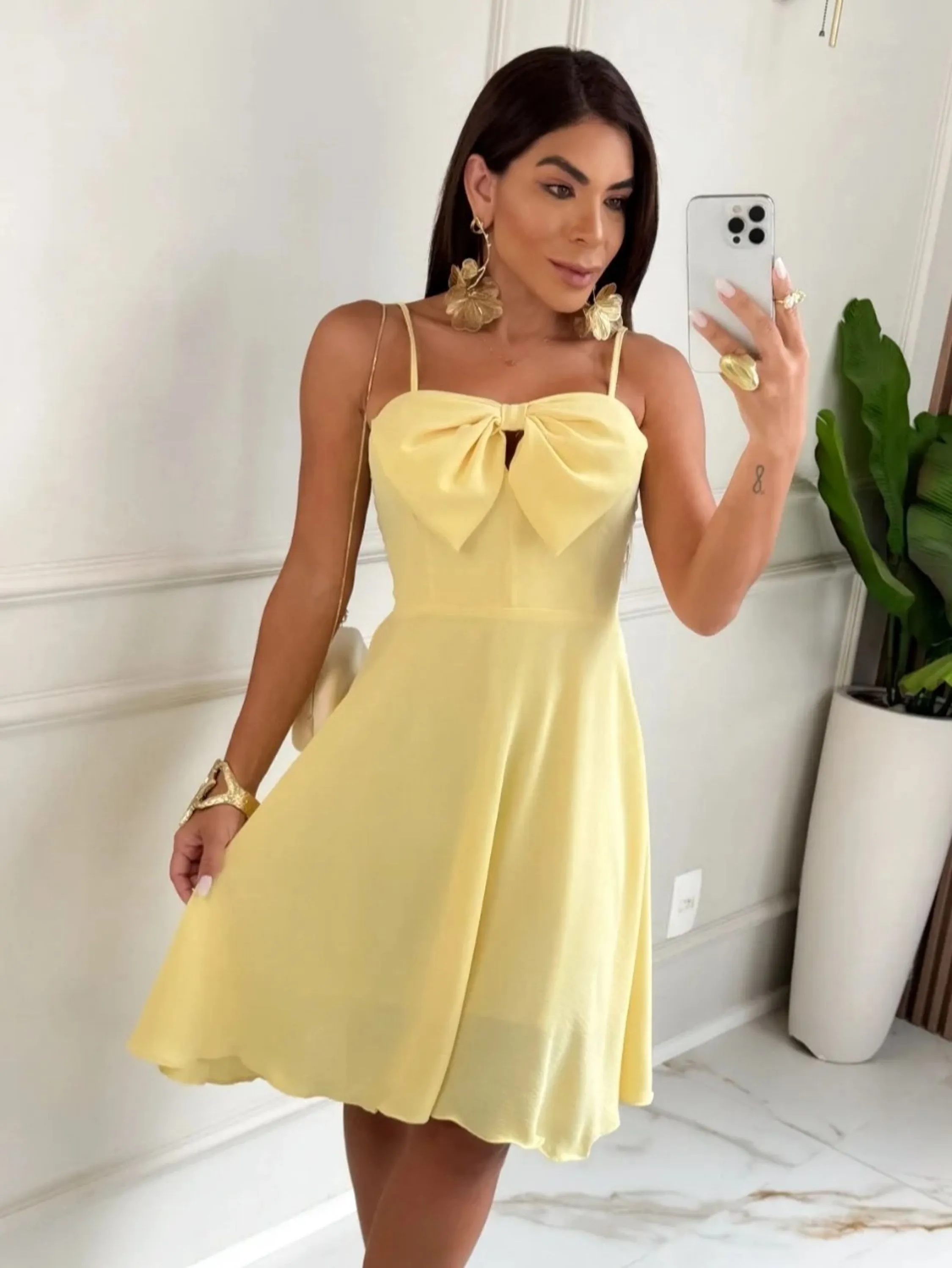 Vestido feminino midi