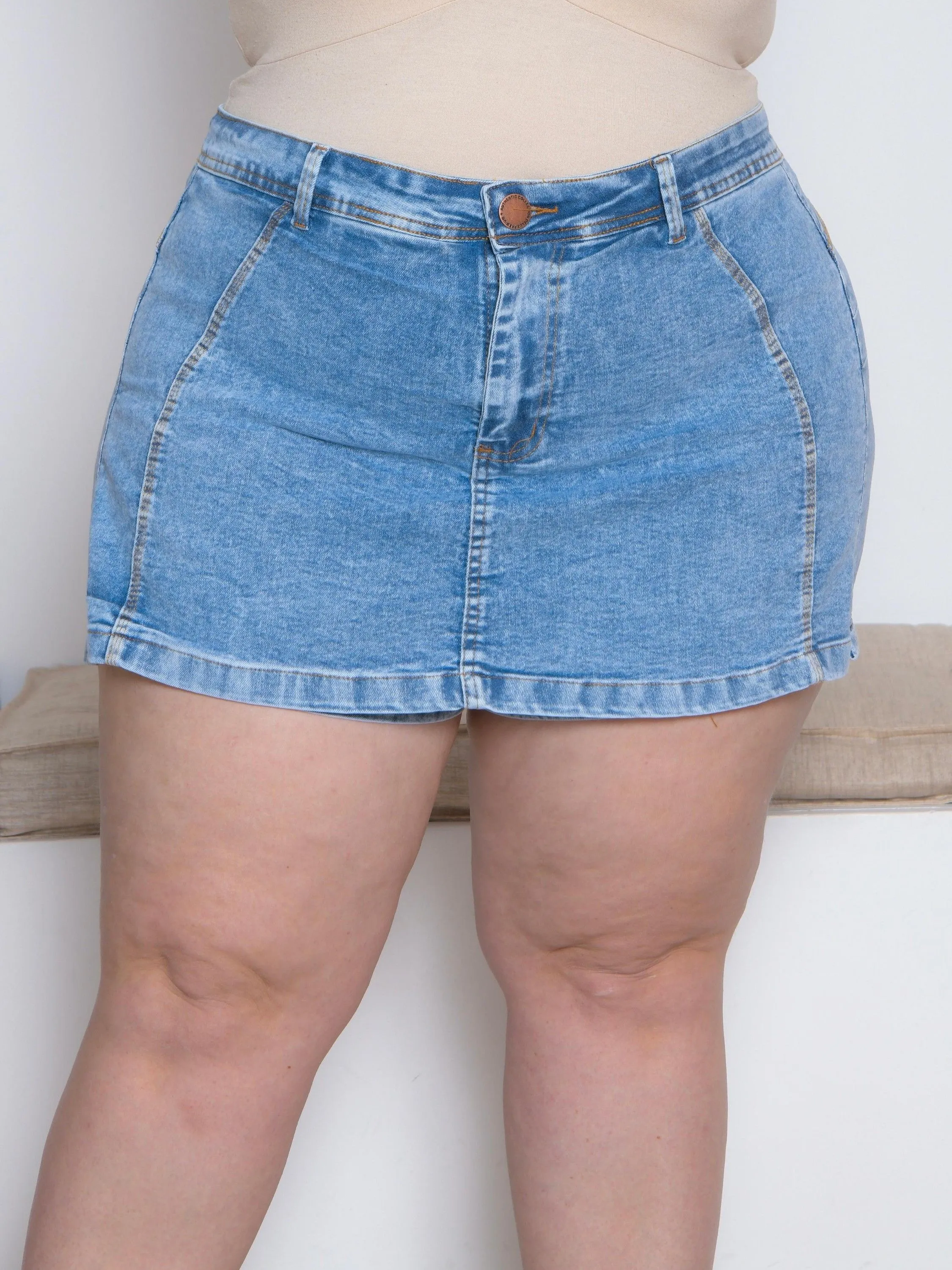 Short saia Plus Size 46 ao 54