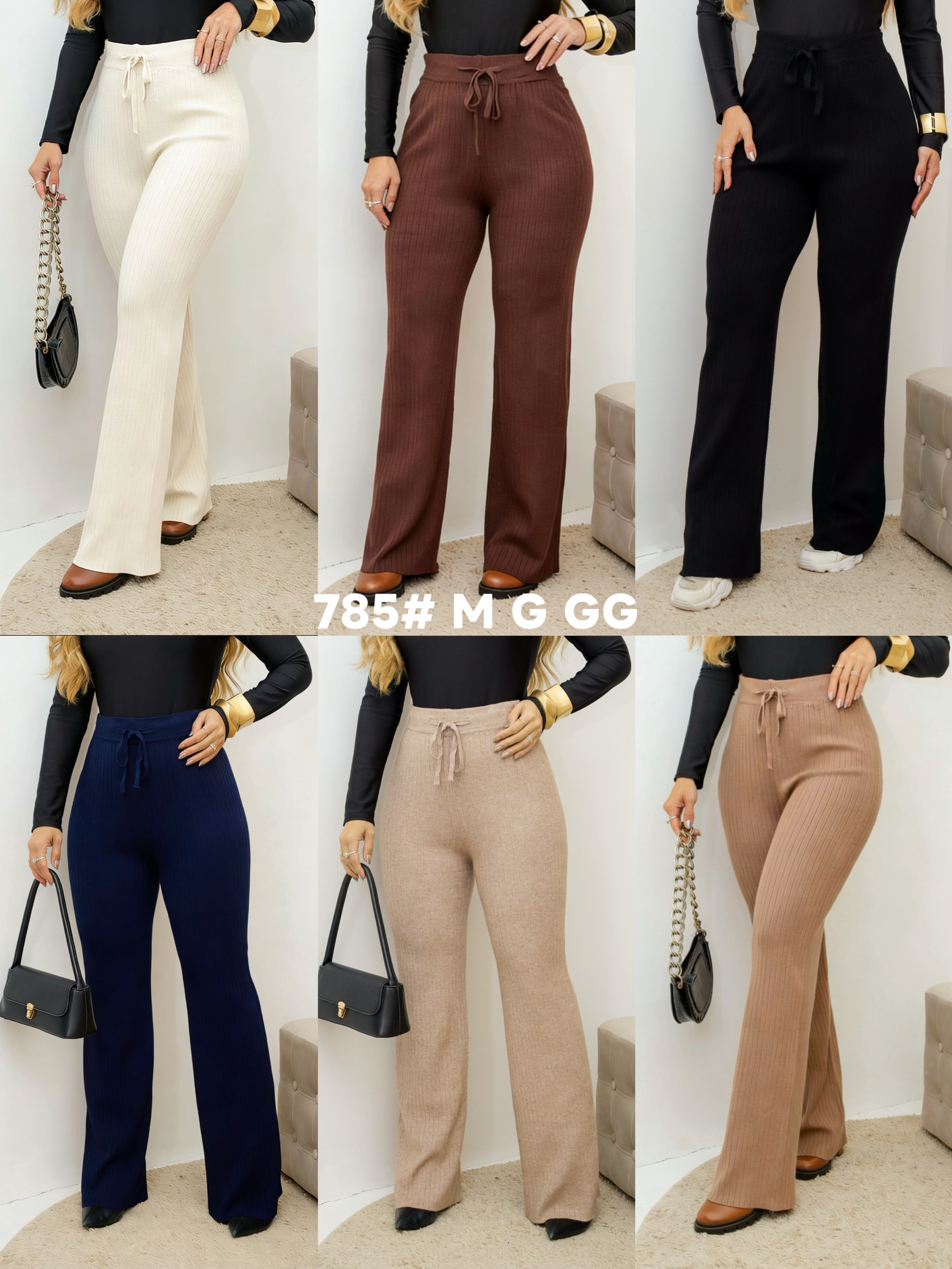 785# Calça pantalona modal lãzinha importar