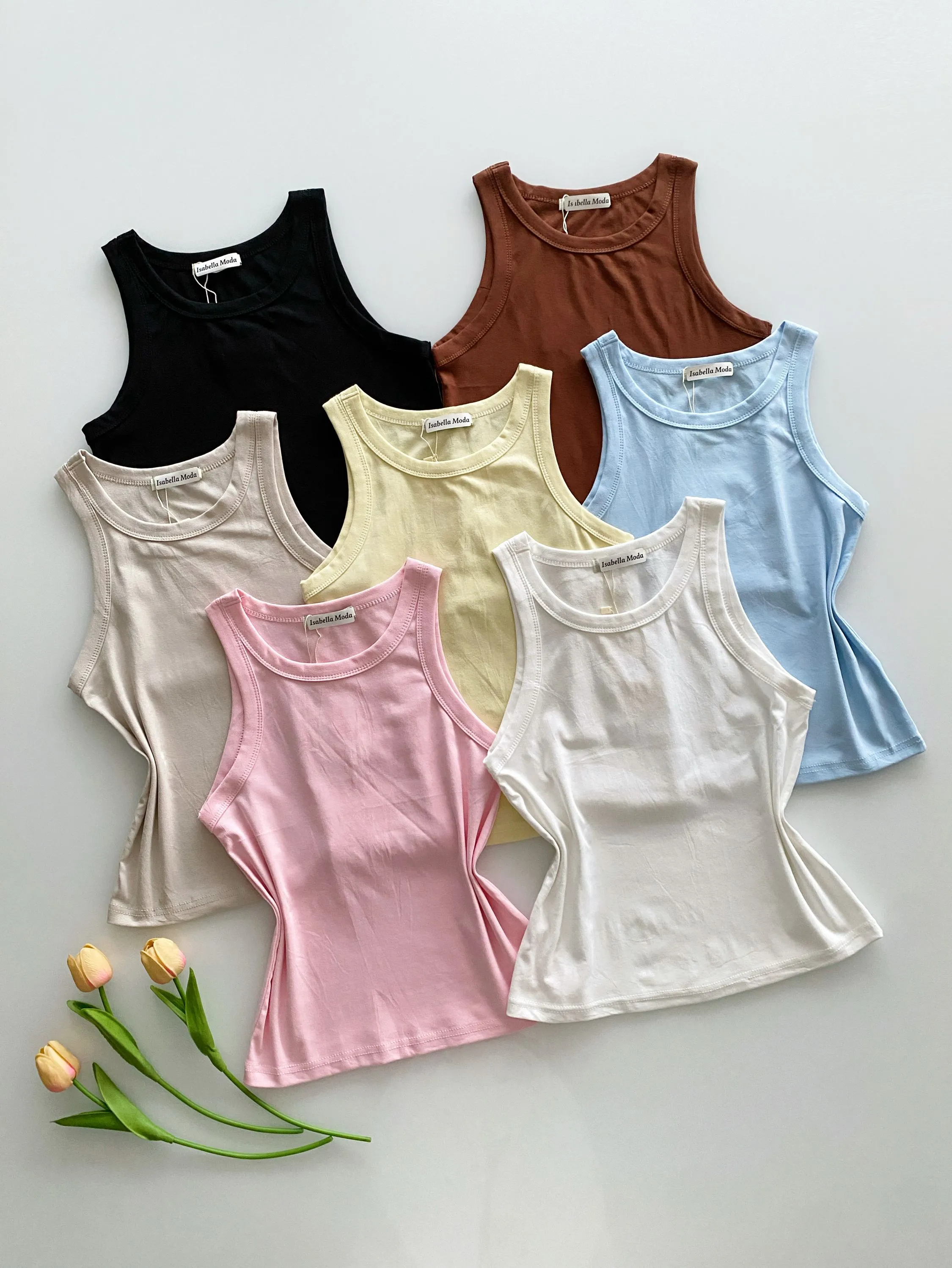 Regata algodão Isabella moda