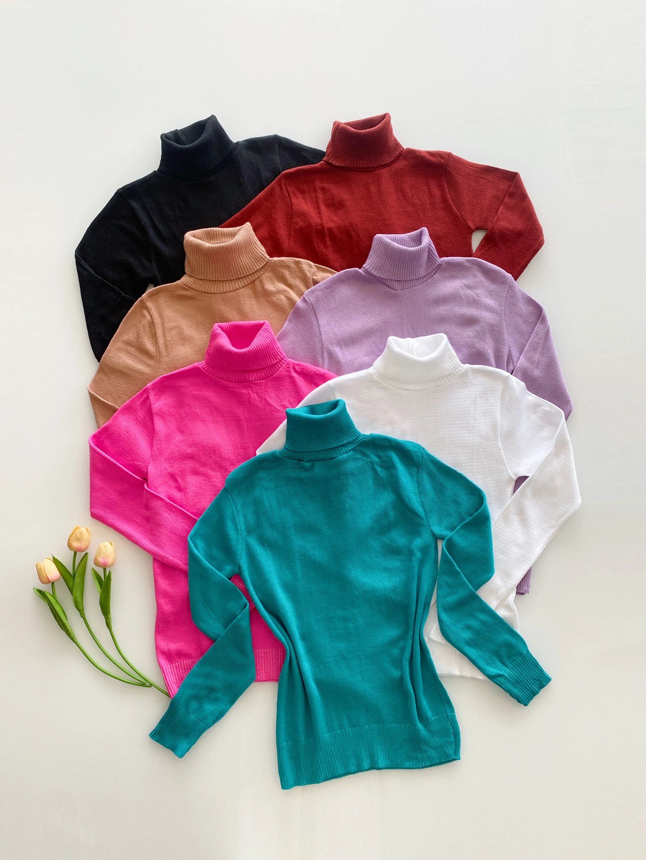 Blusa tricô gola alta Isabella moda