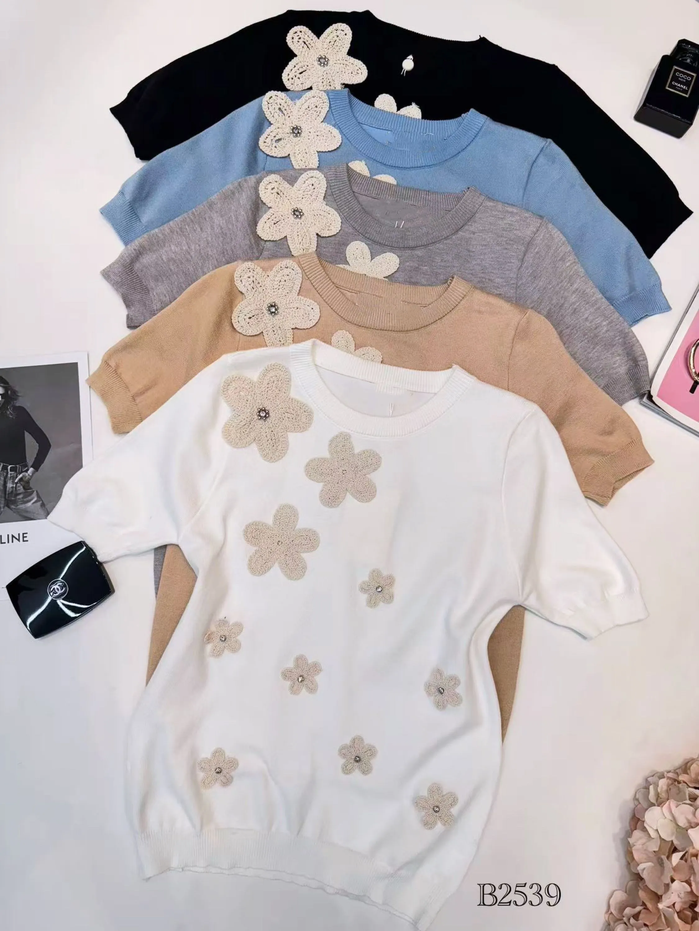 Blusa modal lãzinha com flor Isabella moda