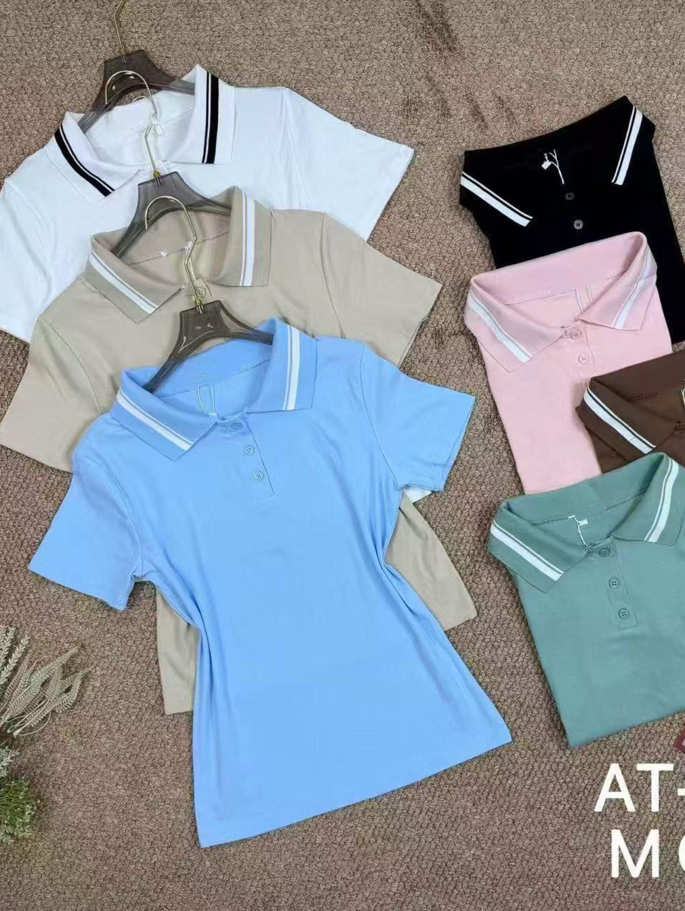 5517# Blusa polo algodão Isabella moda