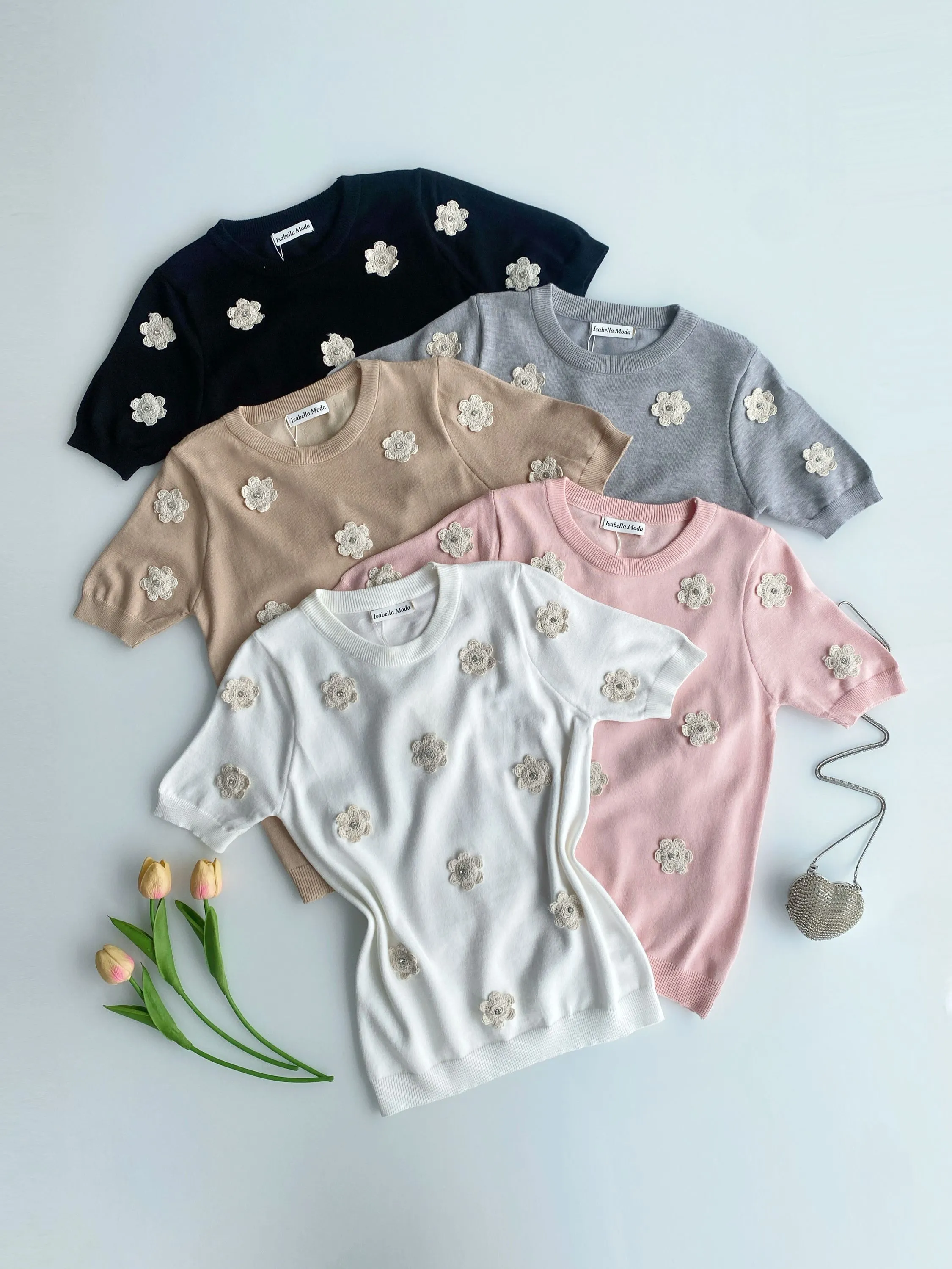 Blusa modal lãzinha com bordado Isabella moda
